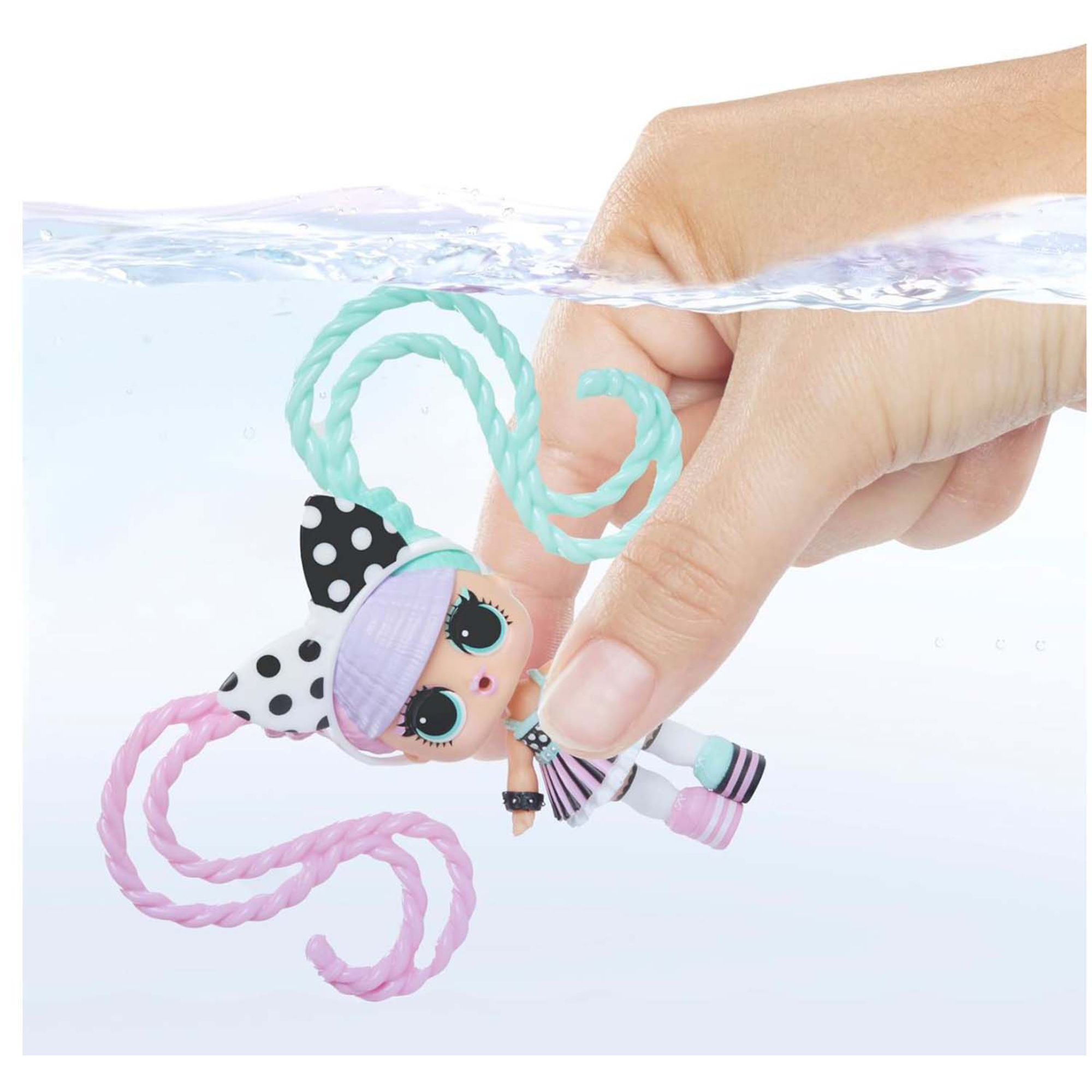 Lol surprise hair beads tots con oltre 60 perline per capelli, bambola da collezione, acconciature fai da te, bambola con perline per capelli - LOL