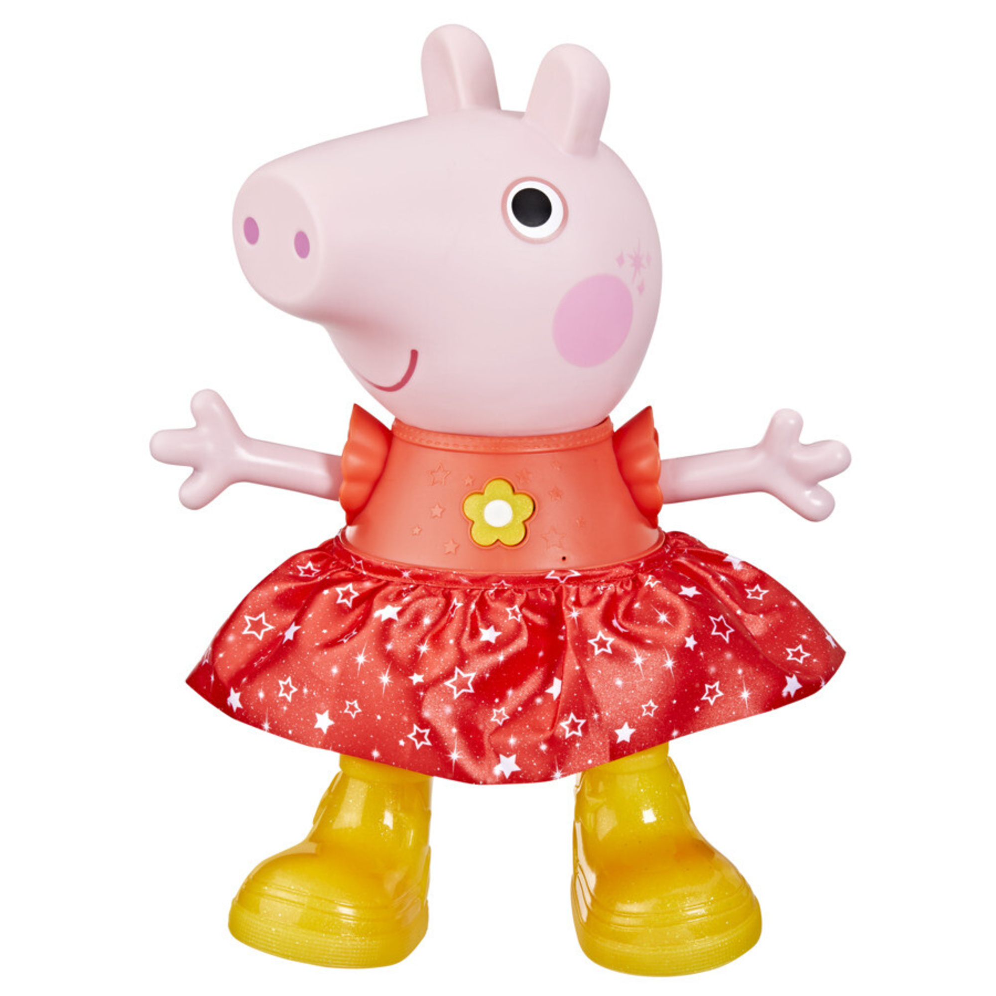 Peppa pig - peppa's muddy puddles party, bambola di peppa interattiva - PEPPA PIG