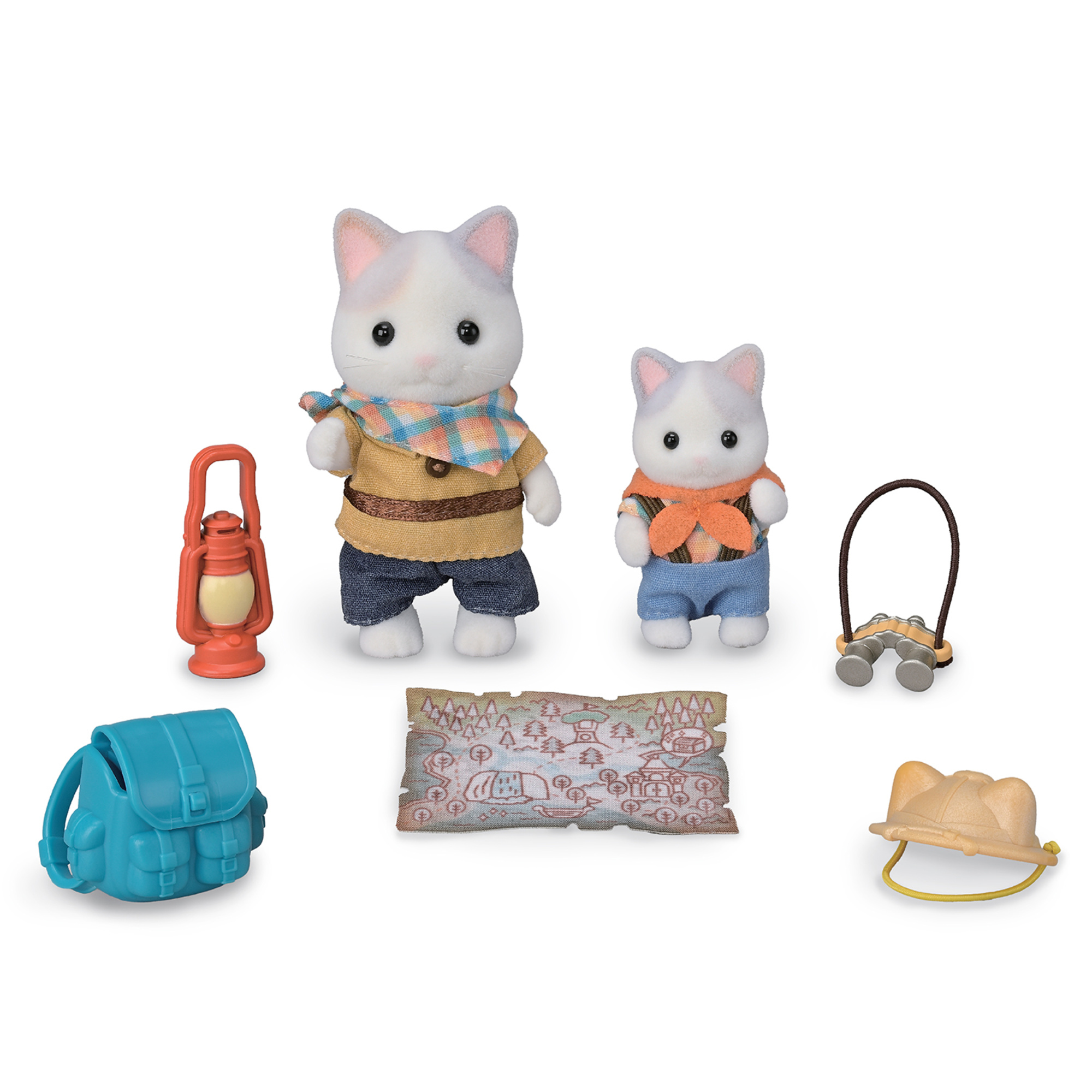 Sylvanian families - vacanze - set esplorazione fratello e bebè gatto latte - SYLVANIAN FAMILY