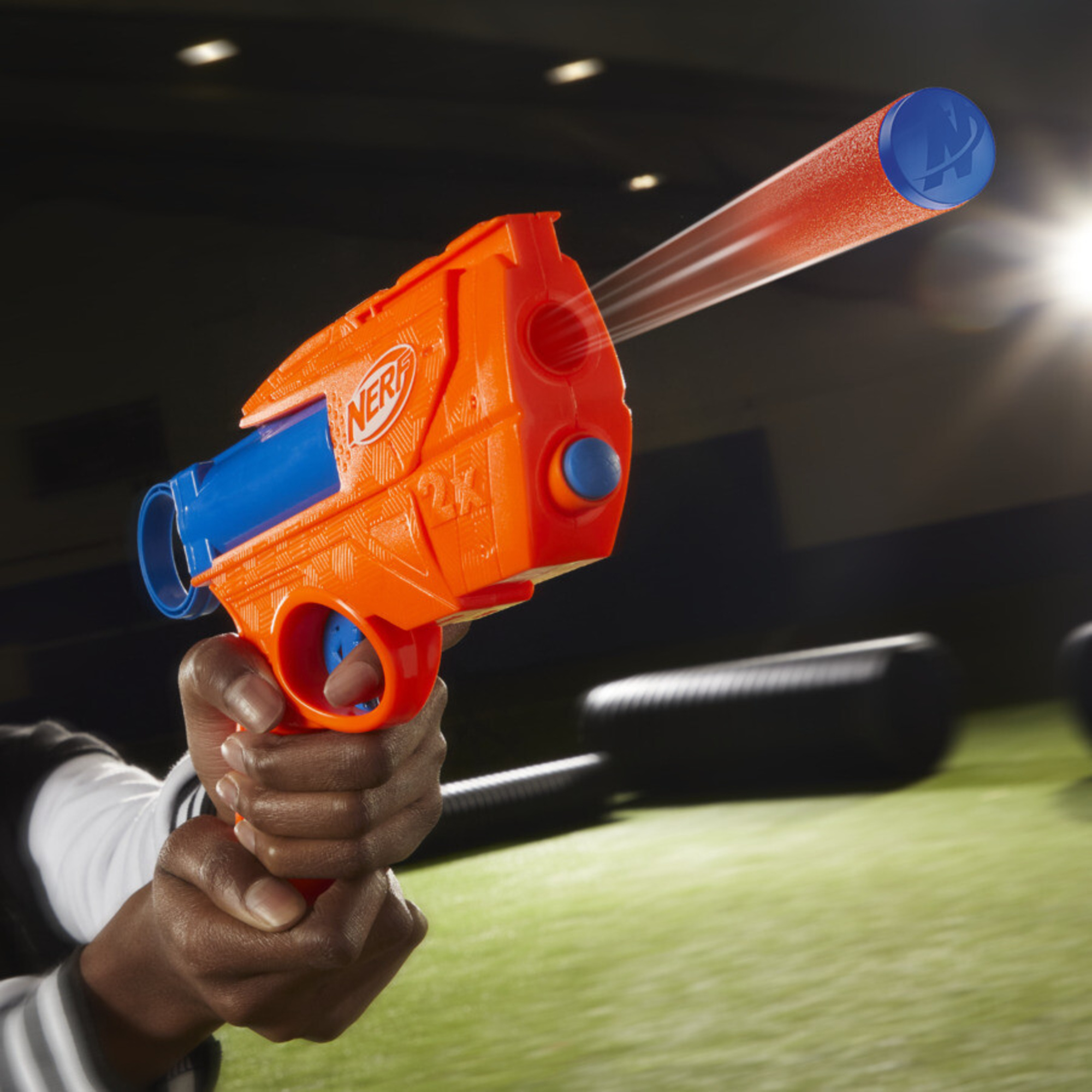 Nerf n-series - ward, blaster con 2 dardi nerf n1, giocattoli per bambini e bambine dagli 8 anni in su - NERF