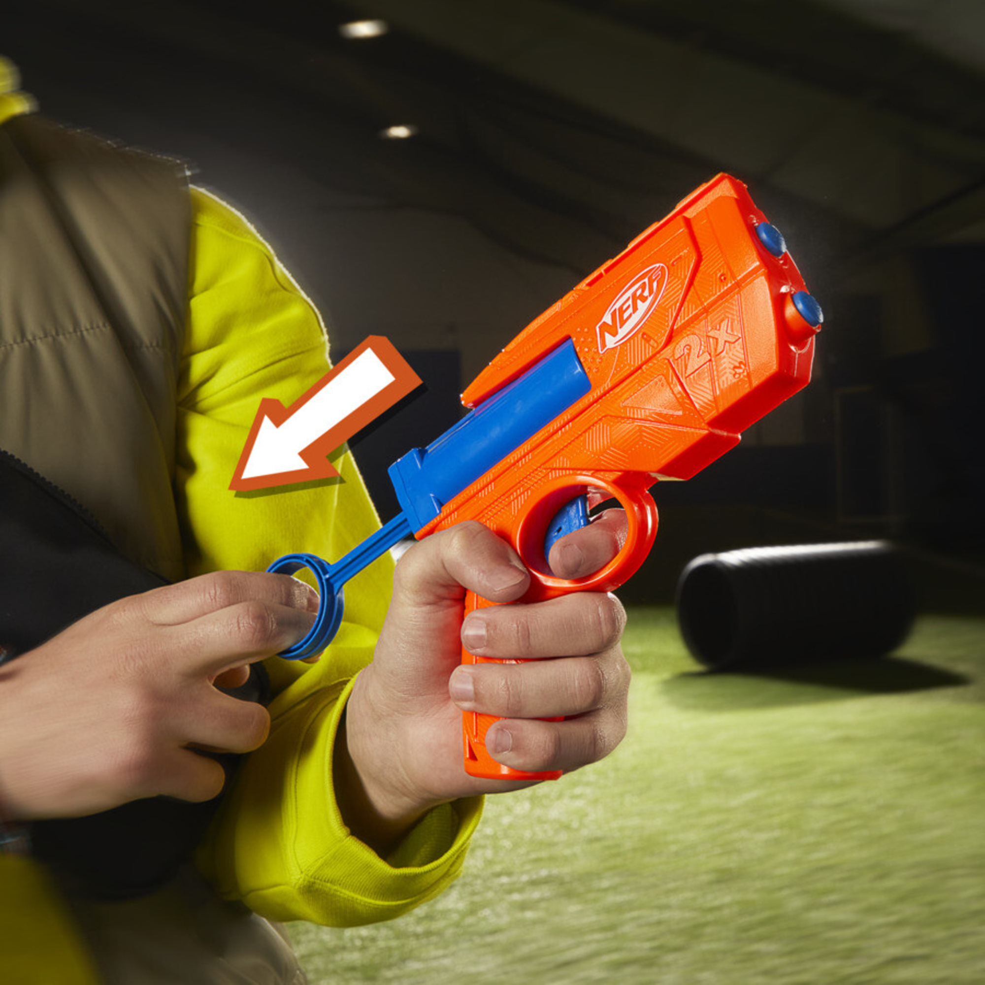 Nerf n-series - ward, blaster con 2 dardi nerf n1, giocattoli per bambini e bambine dagli 8 anni in su - NERF