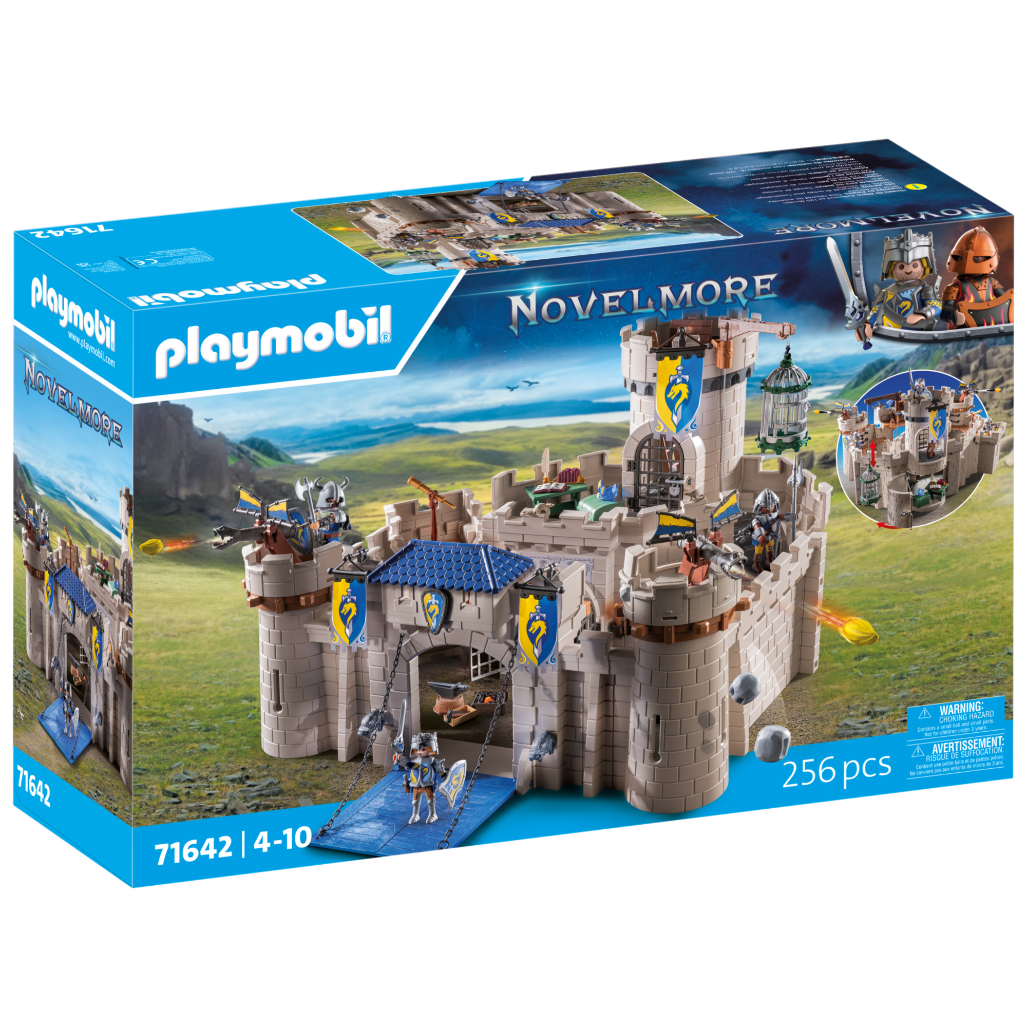 Playmobil novelmore 71642: castello dei cavalieri per bambini dai 4 anni - avventure epiche - Playmobil