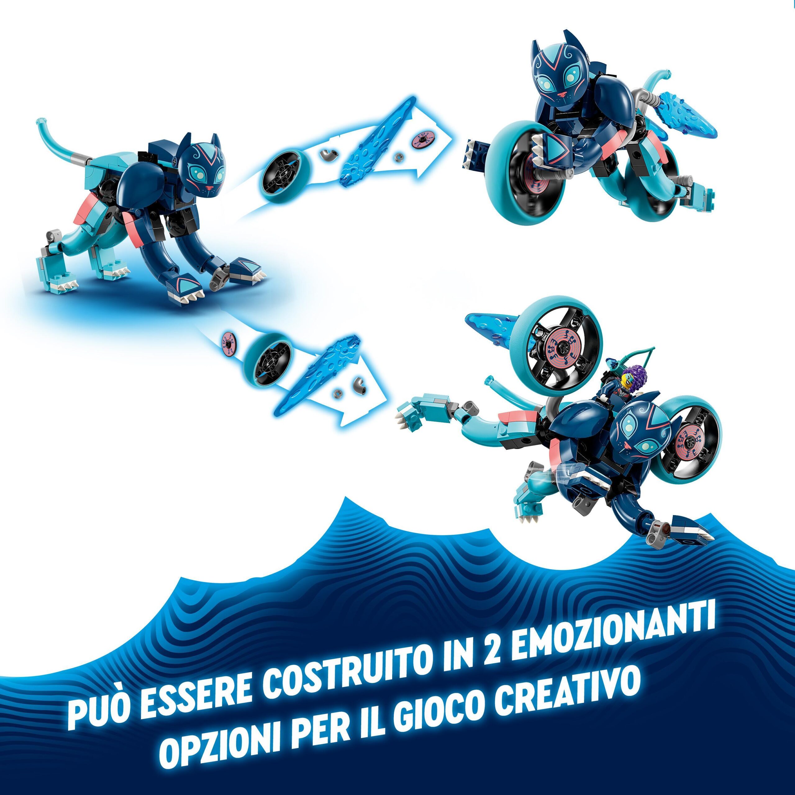 Lego dreamzzz 71479 la moto-gatto di zoey, veicolo giocattolo da costruire in 2 modi, giochi per bambini 7+, regalo creativo - Lego, LEGO DREAMZZZ