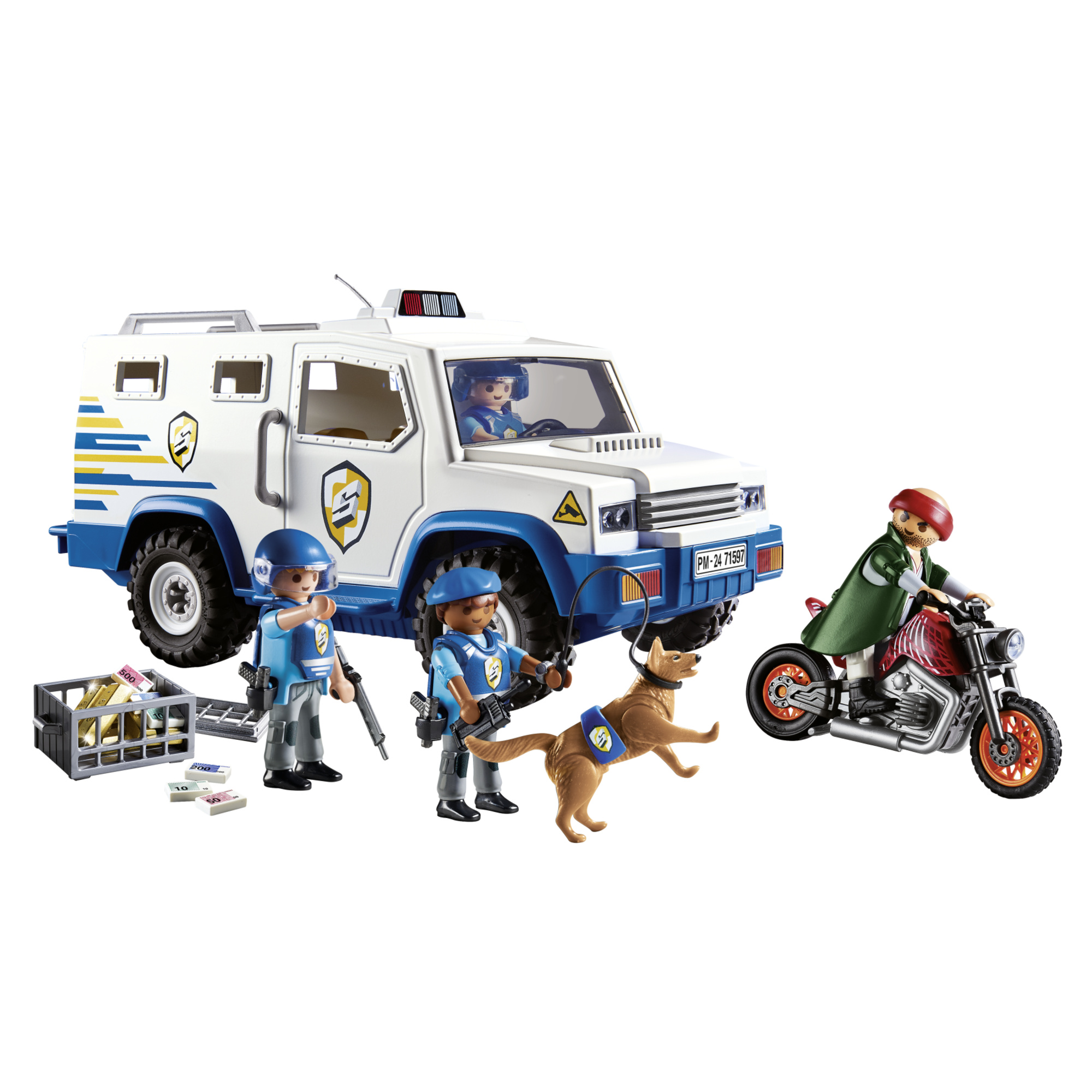 Playmobil anniversary 71597 furgone portavalori - giocattolo per bambini di 4 anni - Playmobil
