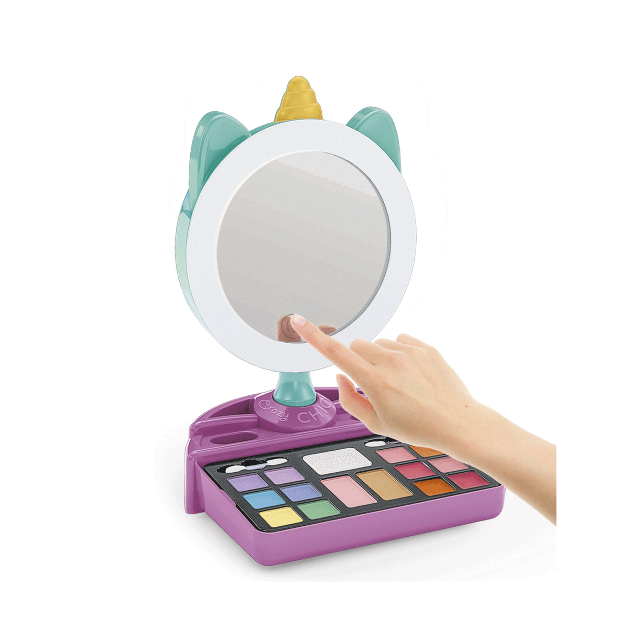 Clementoni - crazy chic - make up unicorn mirror - CLEMENTONI