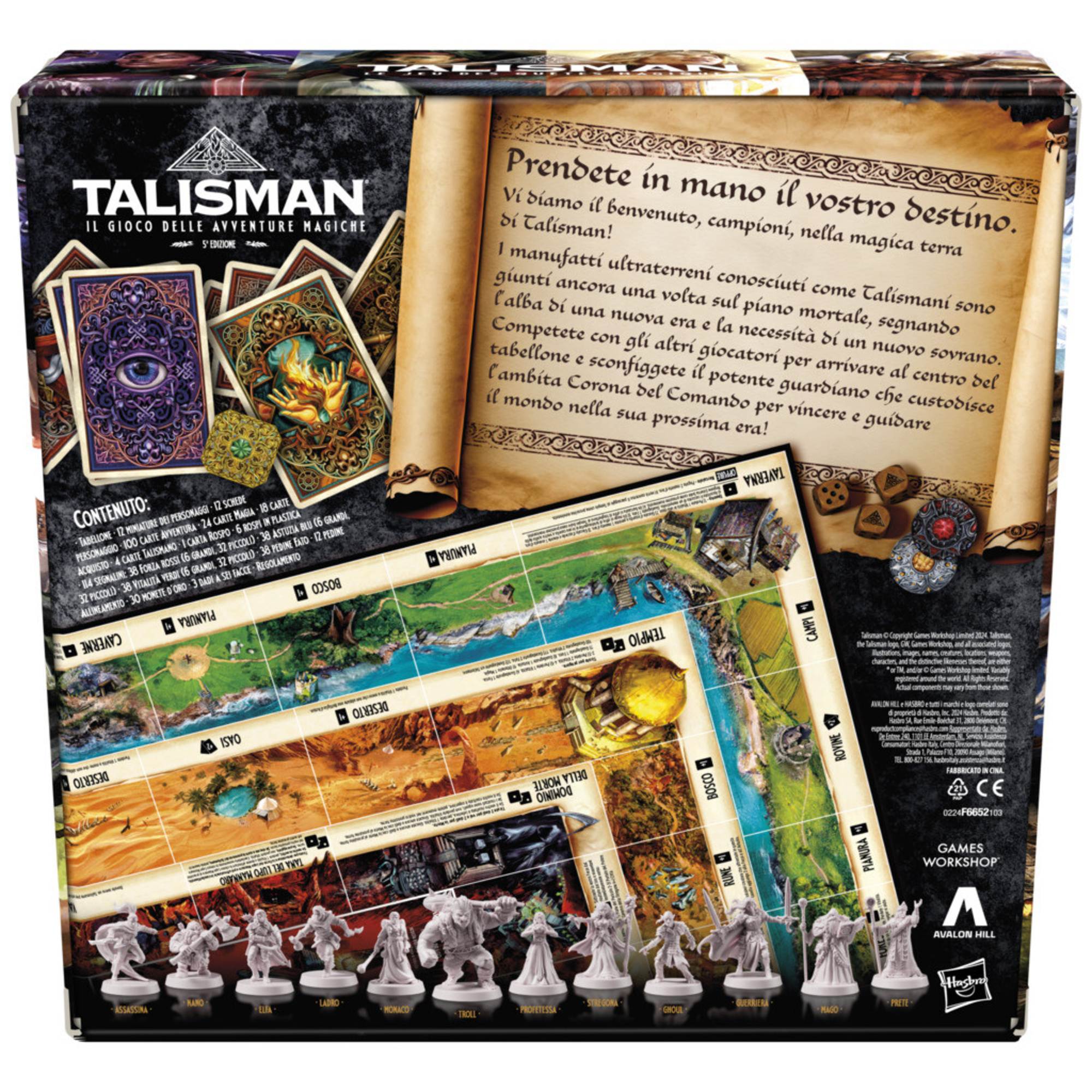 Talisman - il gioco delle avventure magiche, gioco da tavolo, 5ª edizione - -- No Brand --