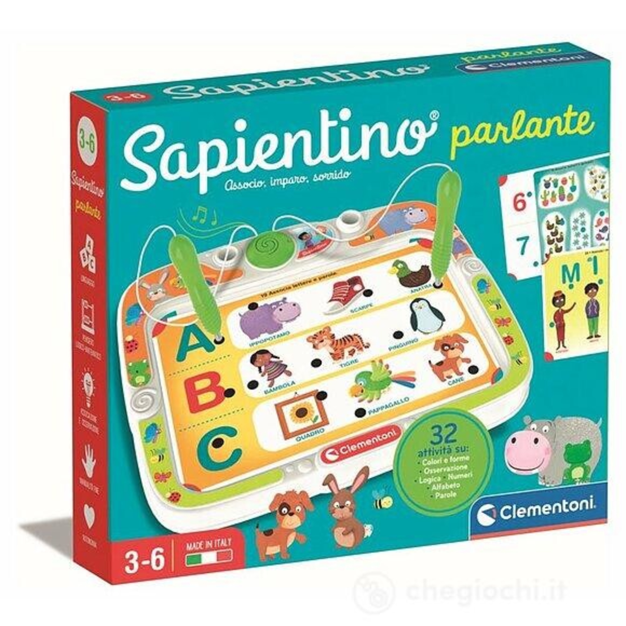 Sapientino educativo - imparare divertendosi con schede e penne elettroniche - SAPIENTINO