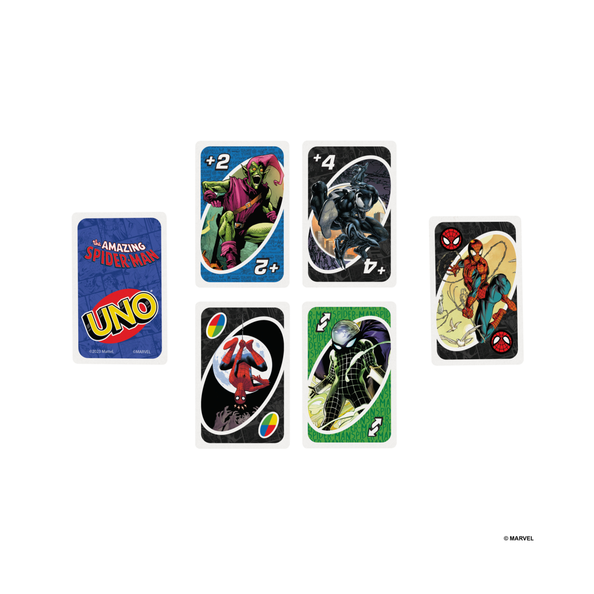 Uno the amazing spiderman, l'iconico gioco con carte ispirate alla serie a fumetti marvel - UNO