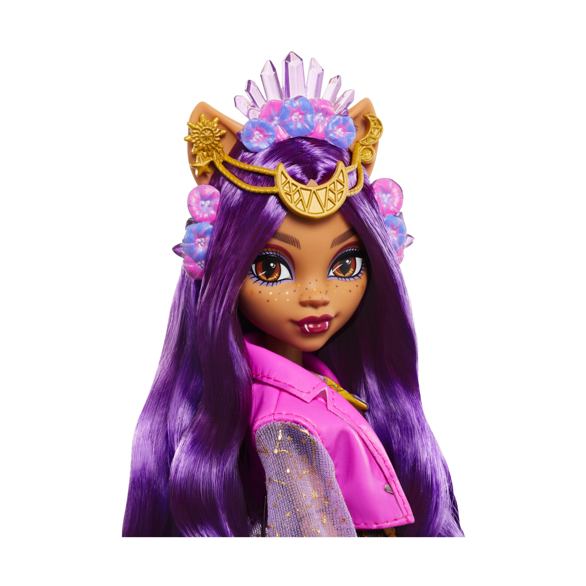 Monster high - clawdeen wolf monster fest, bambola con outfit glamour e accessori a tema festival musicale inclusi - Monster High