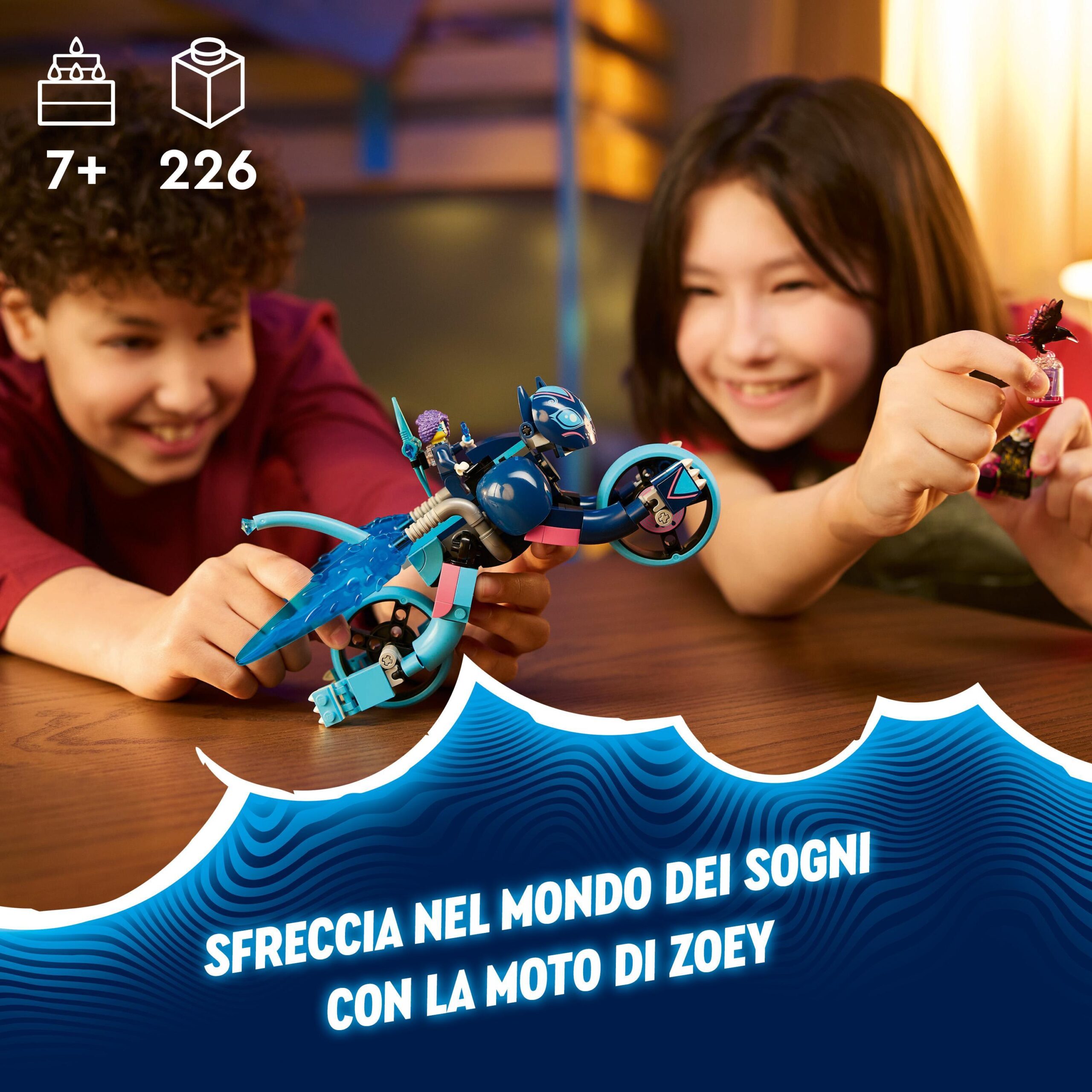 Lego dreamzzz 71479 la moto-gatto di zoey, veicolo giocattolo da costruire in 2 modi, giochi per bambini 7+, regalo creativo - Lego, LEGO DREAMZZZ