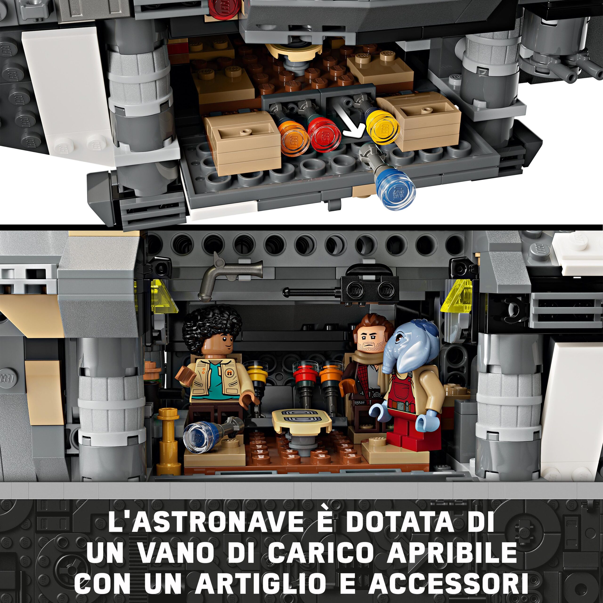 Lego star wars 75374 onyx cinder, astronave giocattolo dalla serie tv skeleton crew, giochi per bambini 10+ con 5 minifigure - Lego, LEGO DREAMZZZ