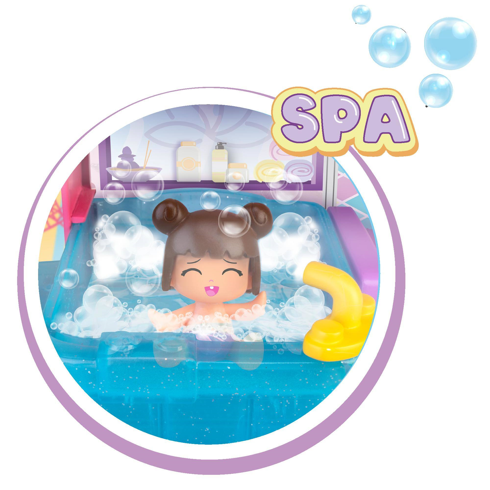 Pinypon 5 star hotel, play set con 2 personaggi e accessori, per bambine/i dai 4 anni - PINYPON