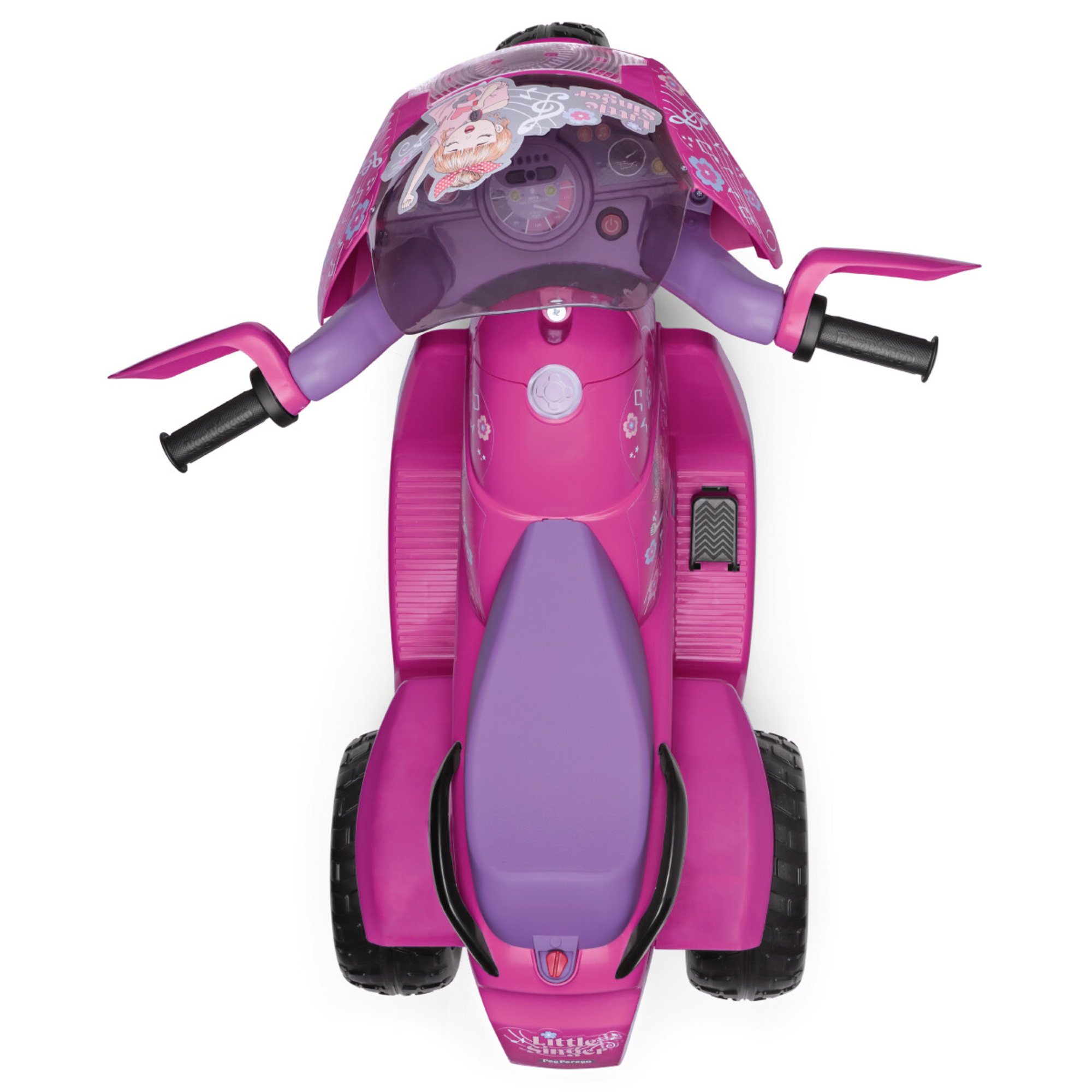 Little singer - peg perego - moto elettrica a batteria ricaricabile da 6v - Peg Perego