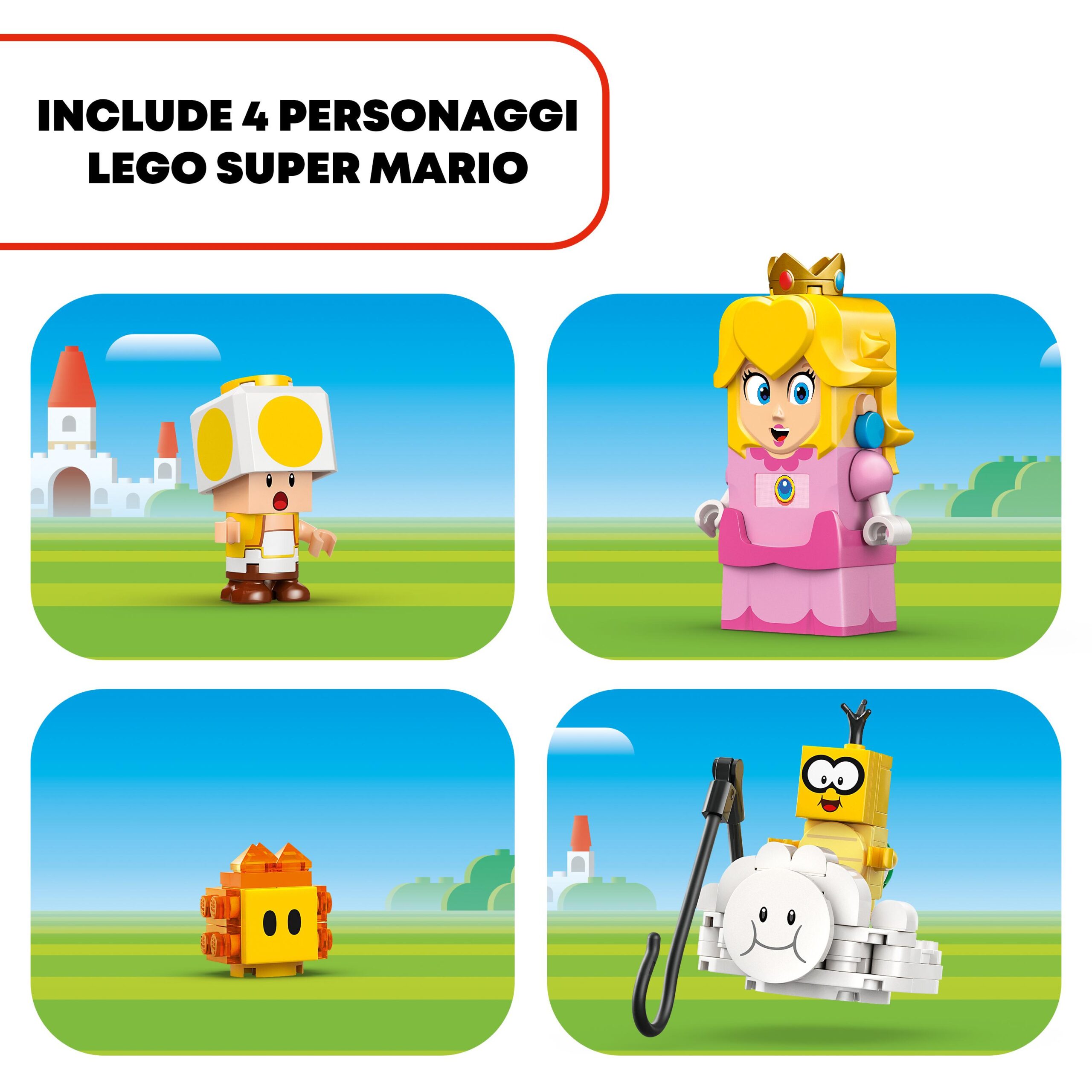 Lego super mario 71441 avventure di lego peach interattiva, giocattolo con personaggi e principessa nintendo per bambini 6+ - LEGO® Super Mario™, Lego