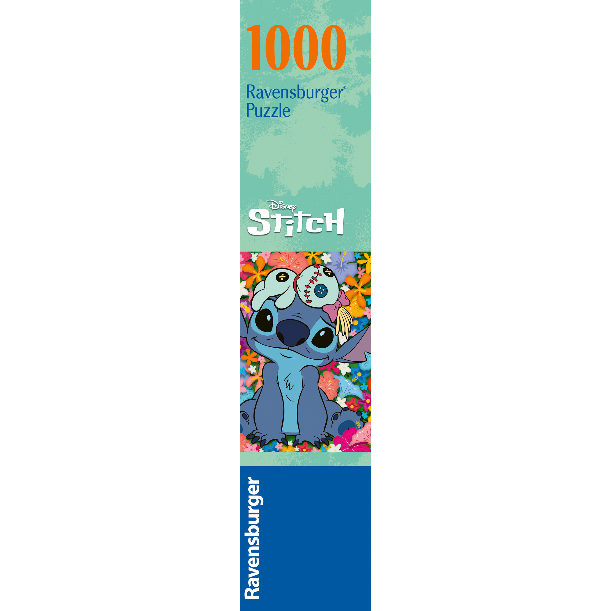 Ravensburger - puzzle stitch, 1000 pezzi, puzzle adulti - Disney Stitch