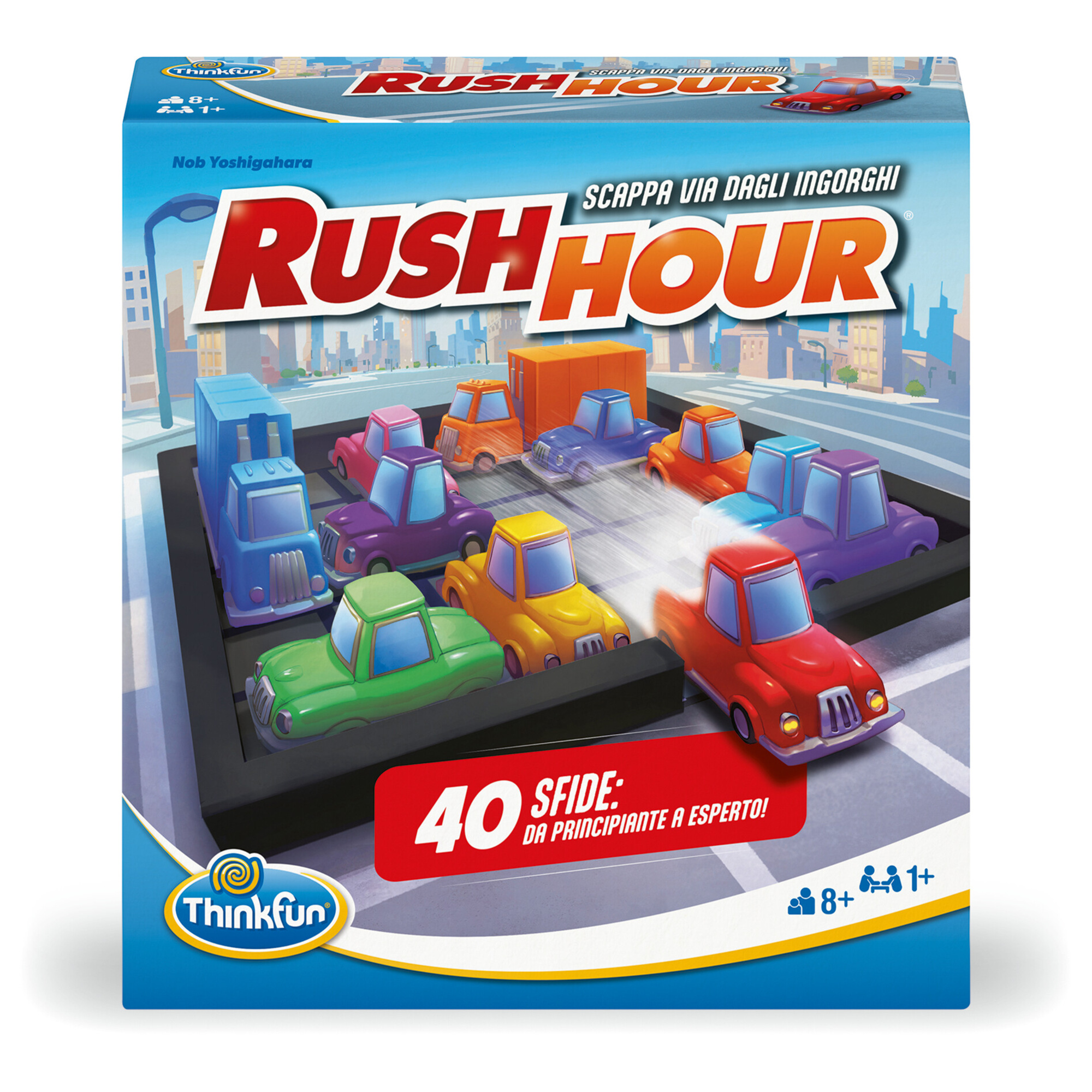 Thinkfun - rush hour scappa dagli ingorghi, gioco di logica per bambini età 8+ anni - RAVENSBURGER