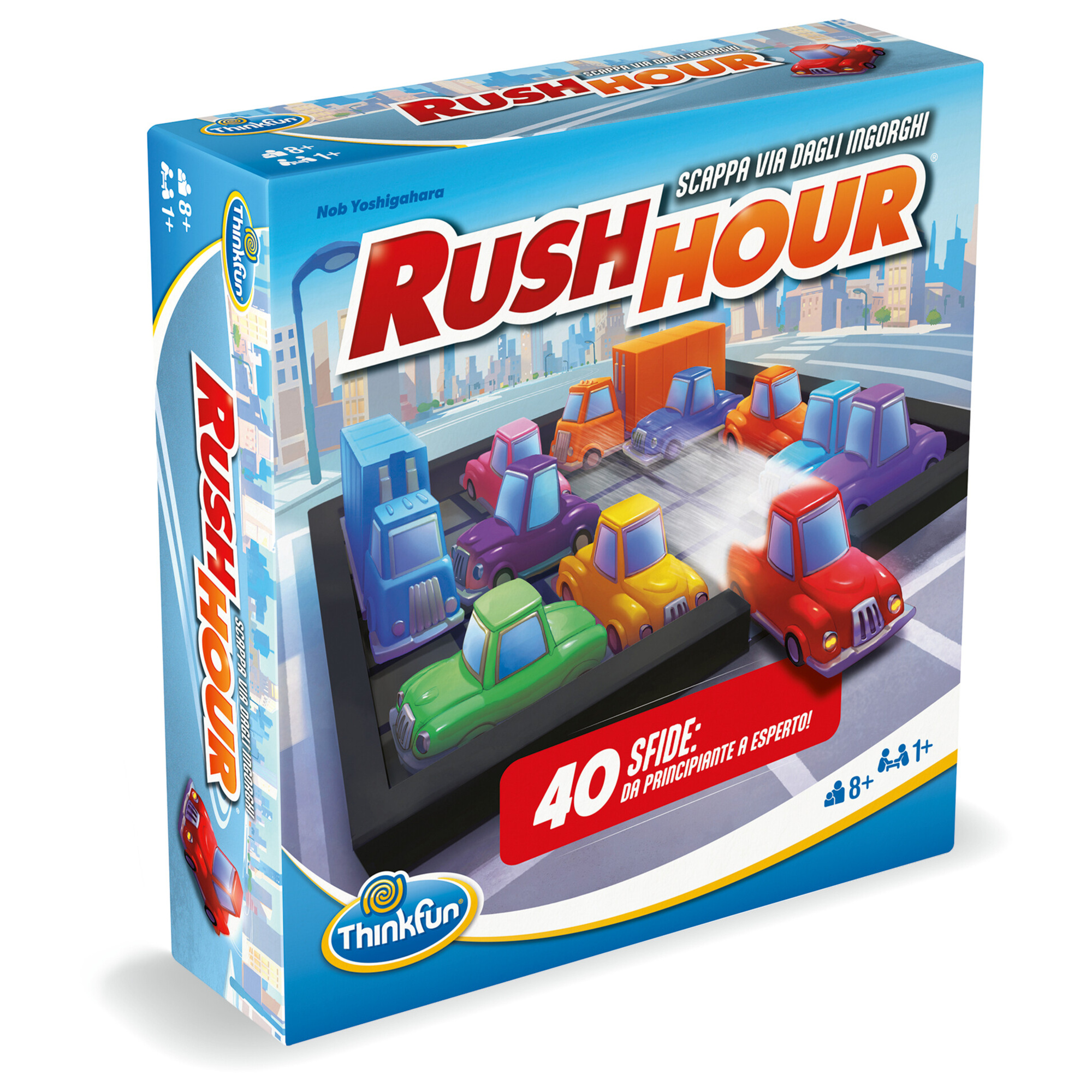 Thinkfun - rush hour scappa dagli ingorghi, gioco di logica per bambini età 8+ anni - RAVENSBURGER