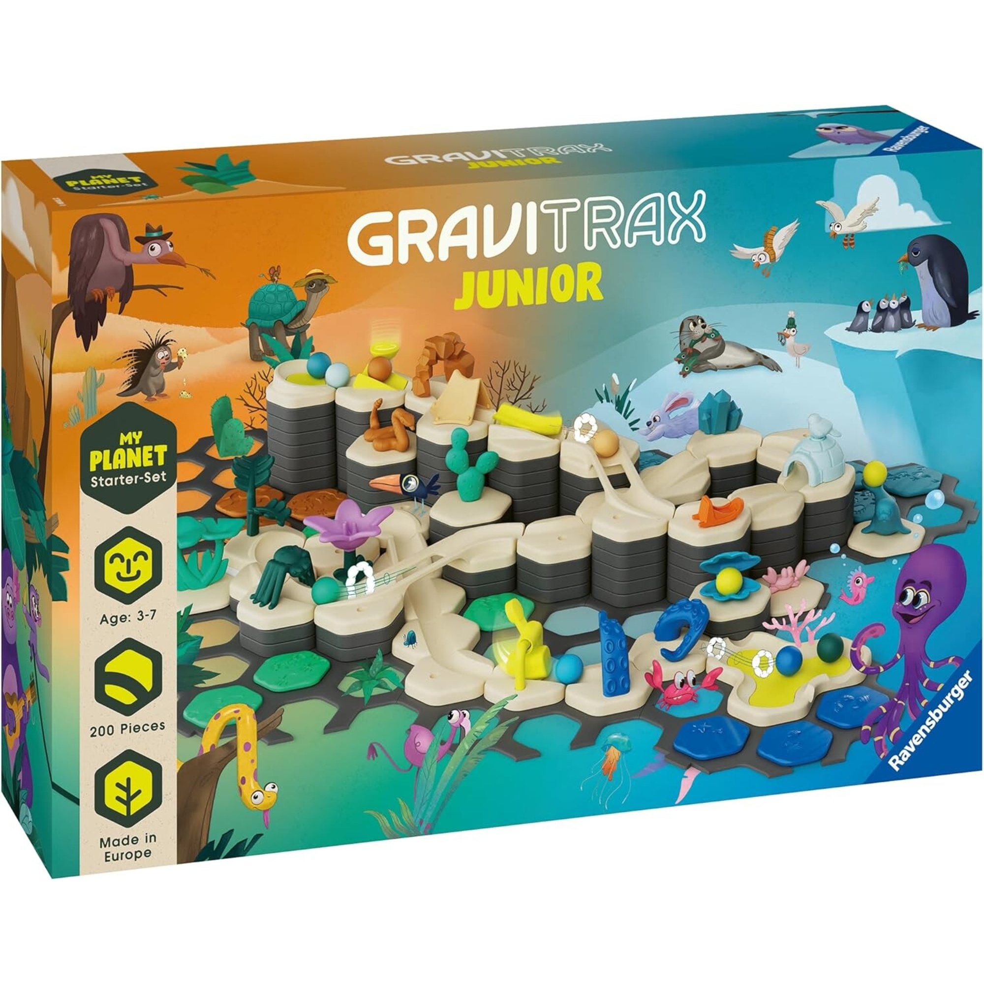 Ravensburger gravitrax junior xxl: pista di biglie stem innovativa, gioco educativo per bambini dai 3 anni, ottima idea regalo di natale - GRAVITRAX