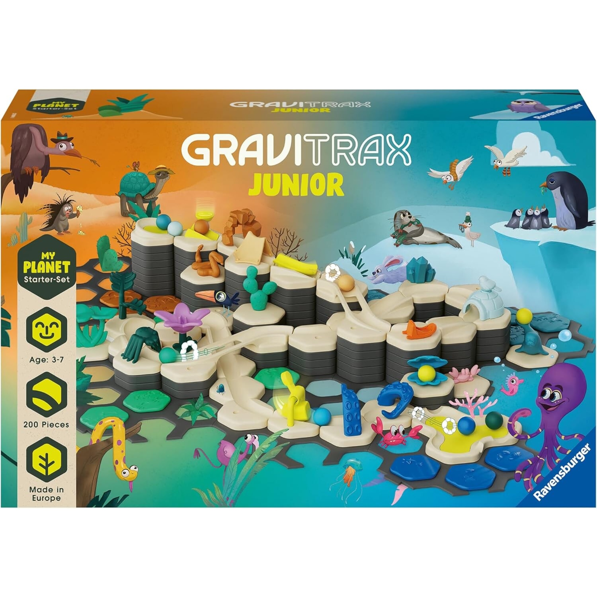 Ravensburger gravitrax junior xxl: pista di biglie stem innovativa, gioco educativo per bambini dai 3 anni, ottima idea regalo di natale - GRAVITRAX