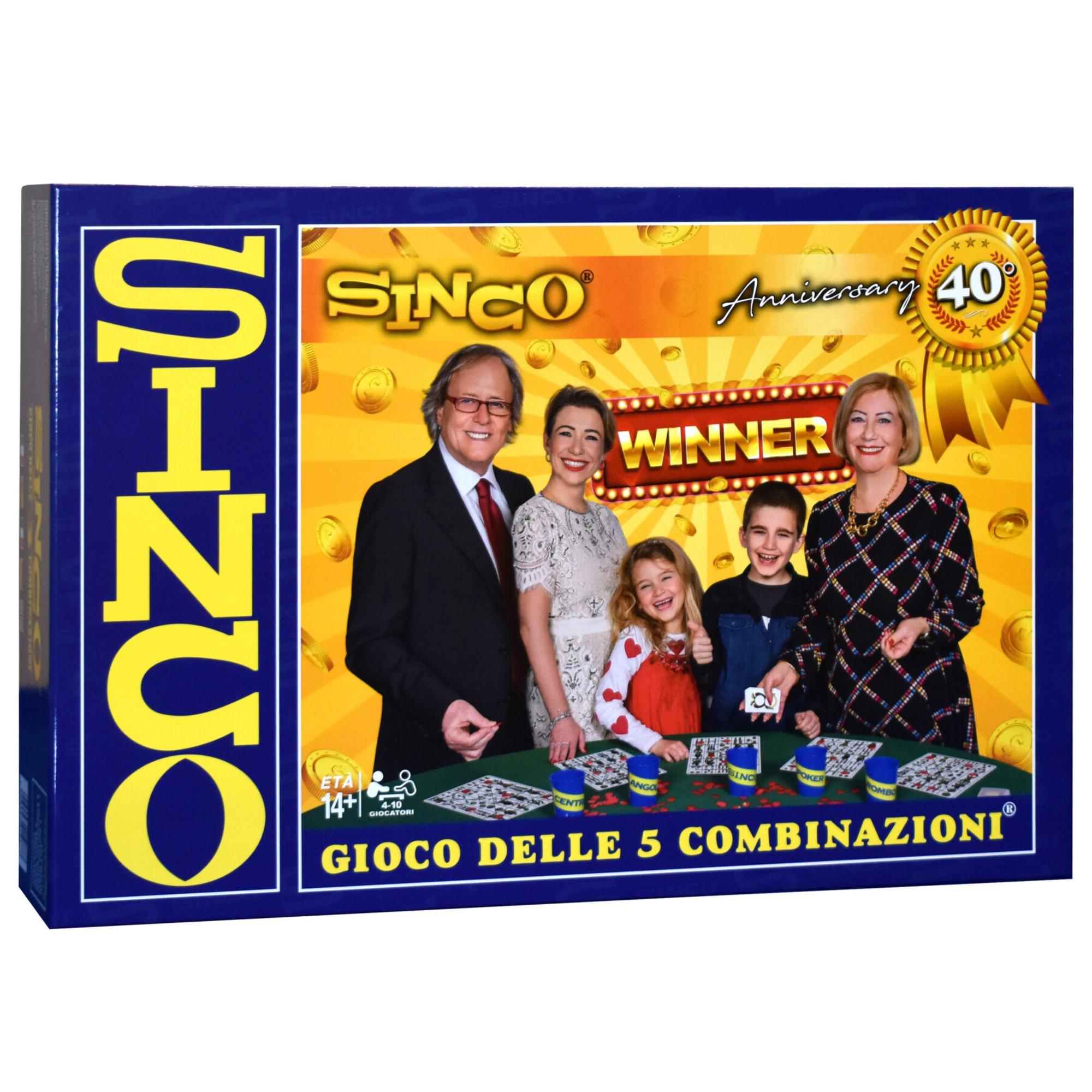 Ravensburger sinco - tombola napoletana 40° anniversario, gioco da tavolo per 4-10 giocatori, 14+, regalo ideale per natale. - RAVENSBURGER