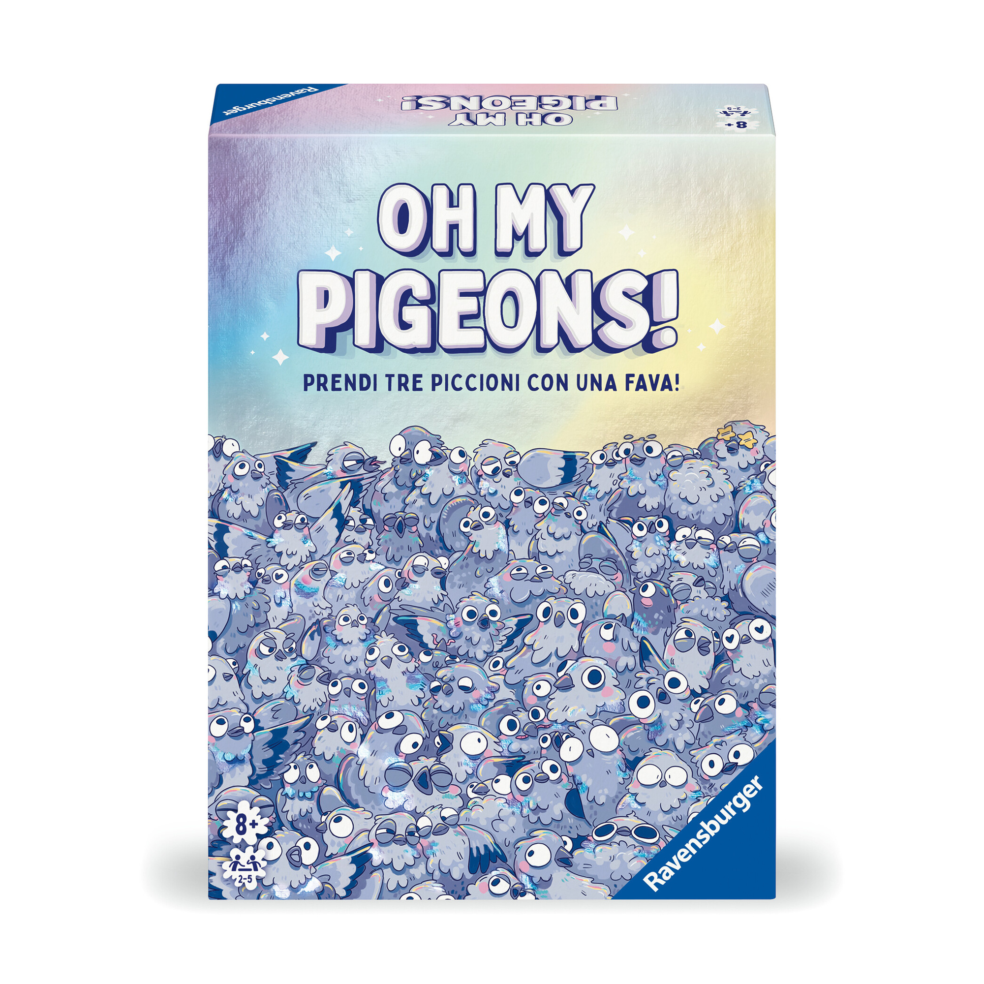 Ravensburger - oh my pigeons!, versione italiana, party game, 2-5 giocatori, 8+ anni - RAVENSBURGER