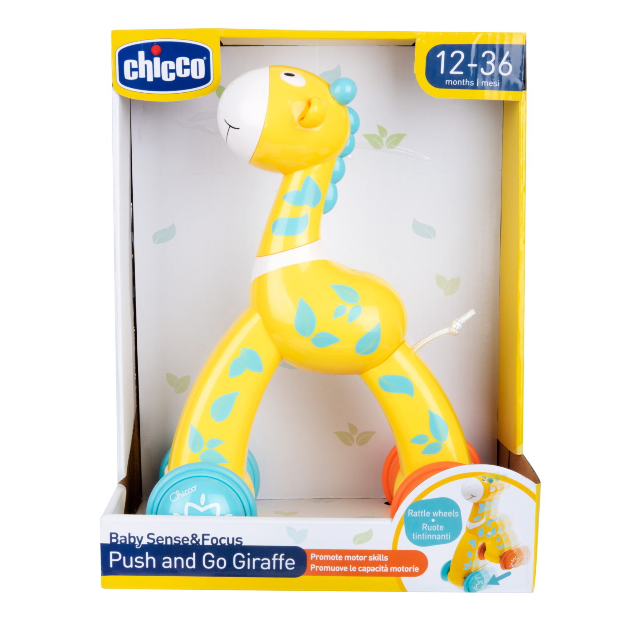 Chicco giraffa push&go - baby sense & focus - 12 - 36 mesi - Chicco