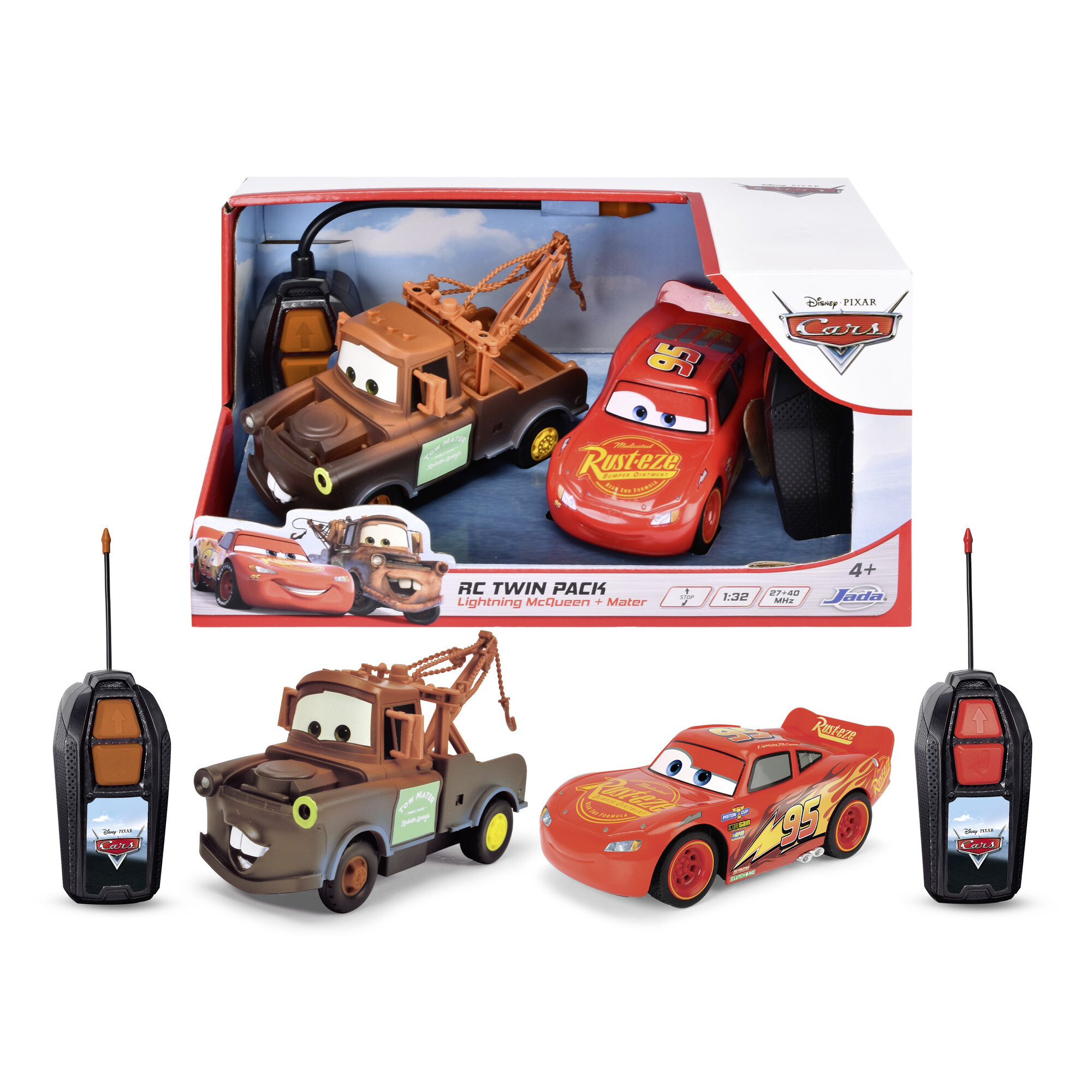 Radiocomandi twin pack di cars: saetta + cricchetto - JADA