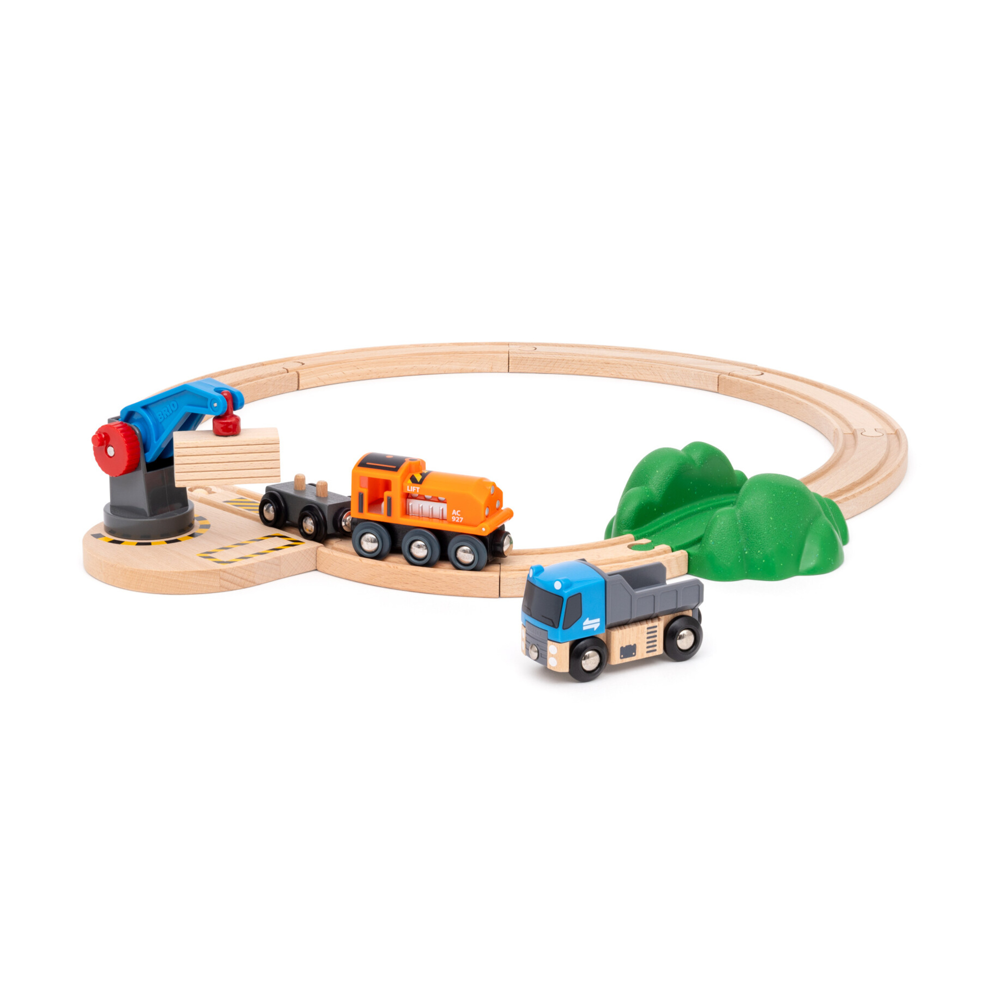 Brio world – starter set 36028 solleva & carica | set di trenini giocattolo per bambini dai 3 anni in su - BRIO