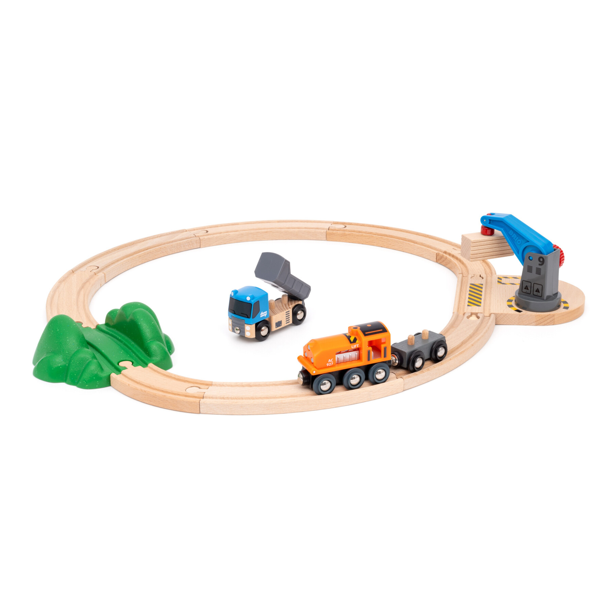 Brio world – starter set 36028 solleva & carica | set di trenini giocattolo per bambini dai 3 anni in su - BRIO