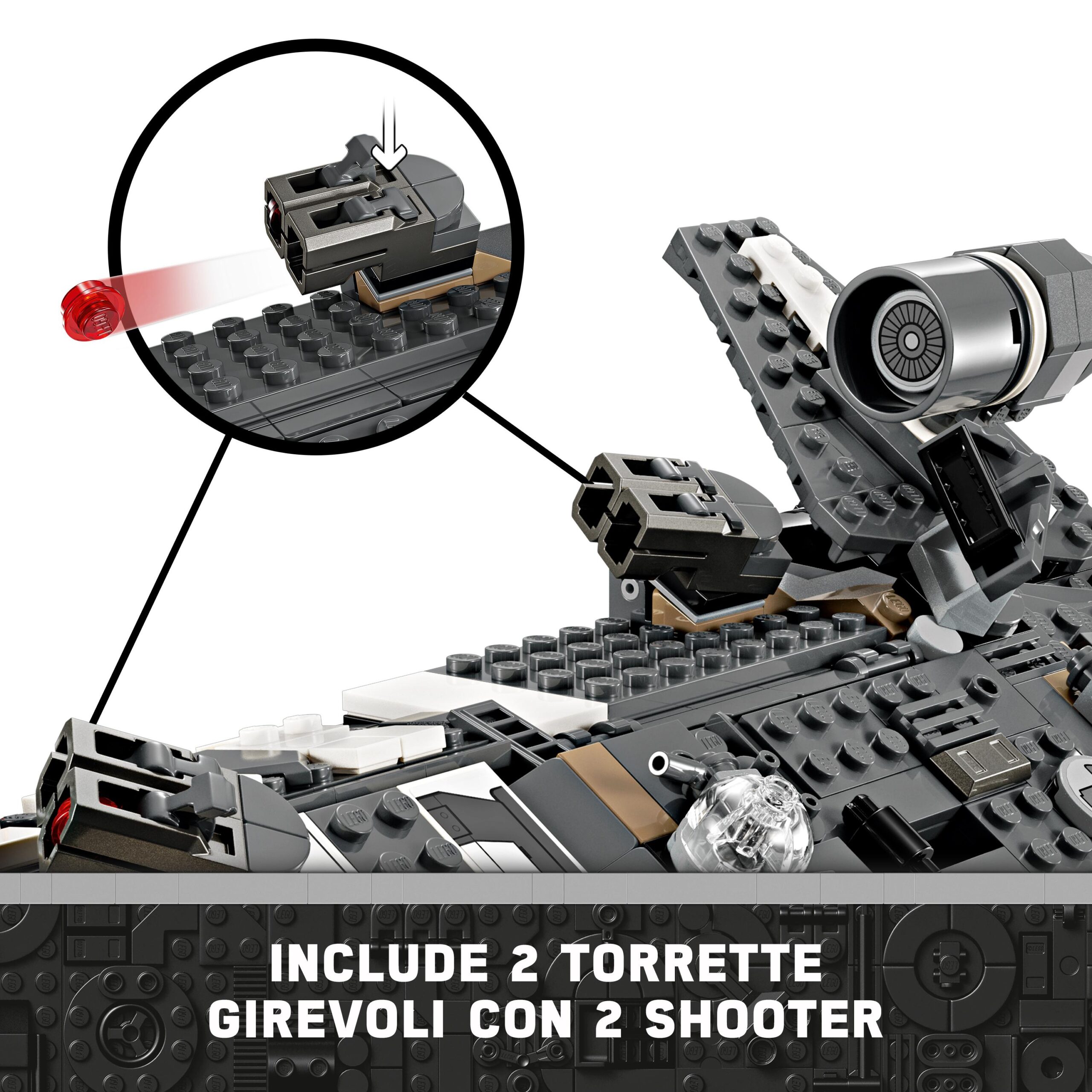 Lego star wars 75374 onyx cinder, astronave giocattolo dalla serie tv skeleton crew, giochi per bambini 10+ con 5 minifigure - Lego, LEGO DREAMZZZ