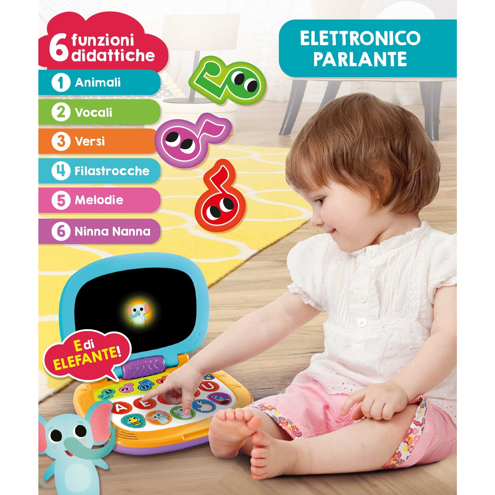 Carotina baby laptop - LISCIANI