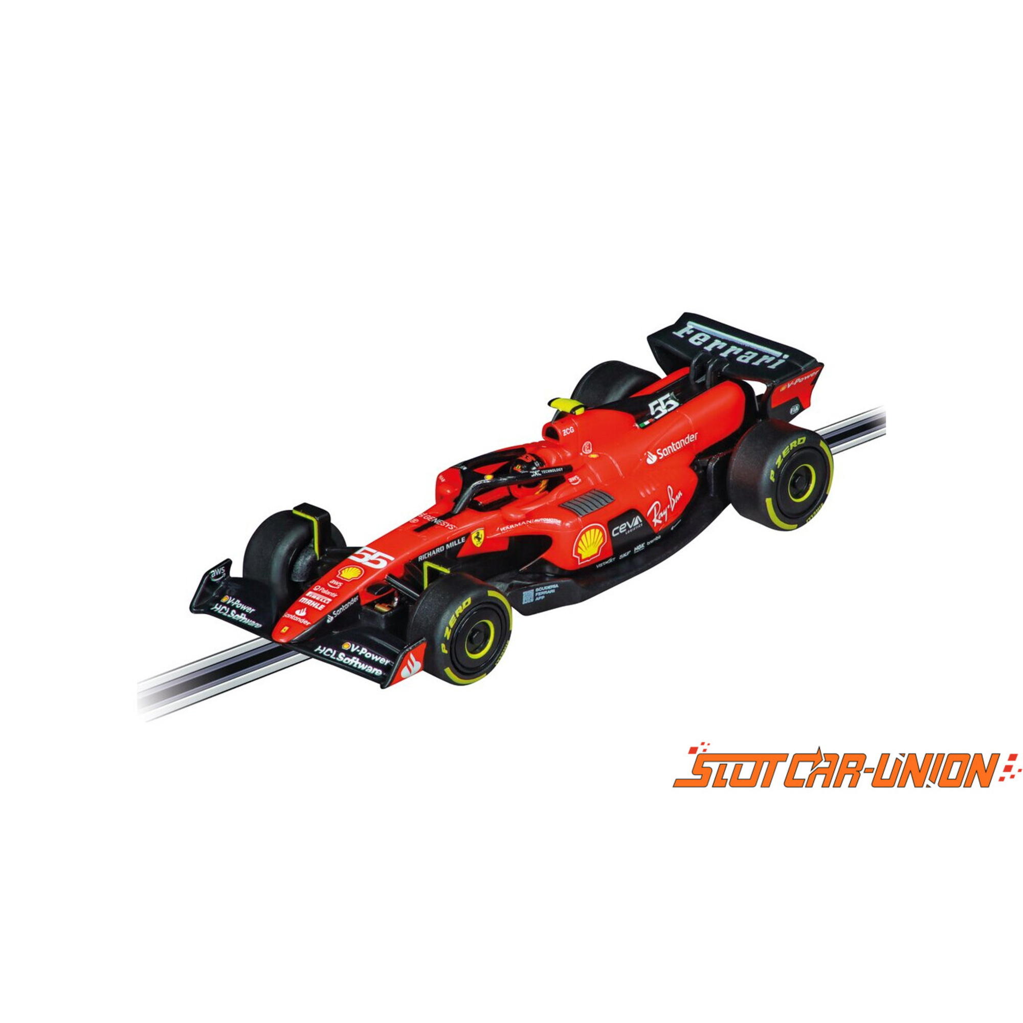 F1 flying laps racetrack - carrera go!!! - piste di corsa 1:43 per bambini: divertimento estremo con turbo speed - NO BRAND