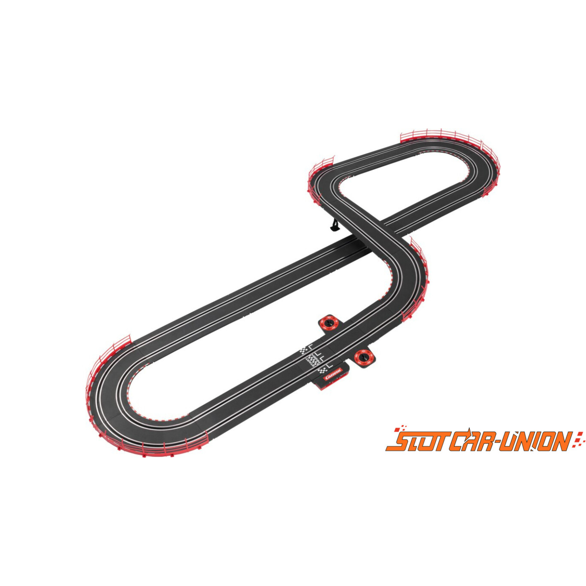 F1 flying laps racetrack - carrera go!!! - piste di corsa 1:43 per bambini: divertimento estremo con turbo speed - NO BRAND