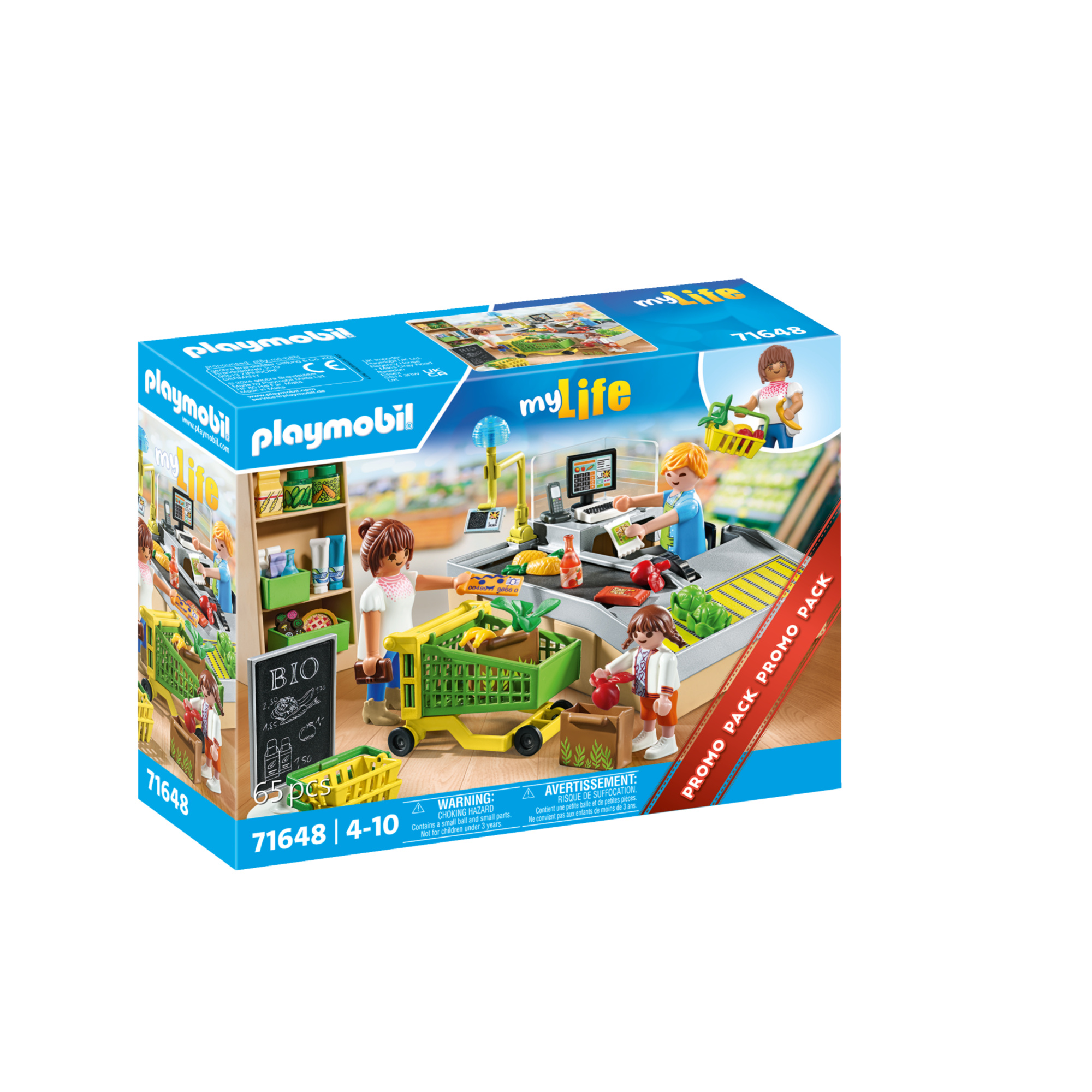 Playmobil promo pack 71648 supermercato bio per bambini dai 4 anni - Playmobil