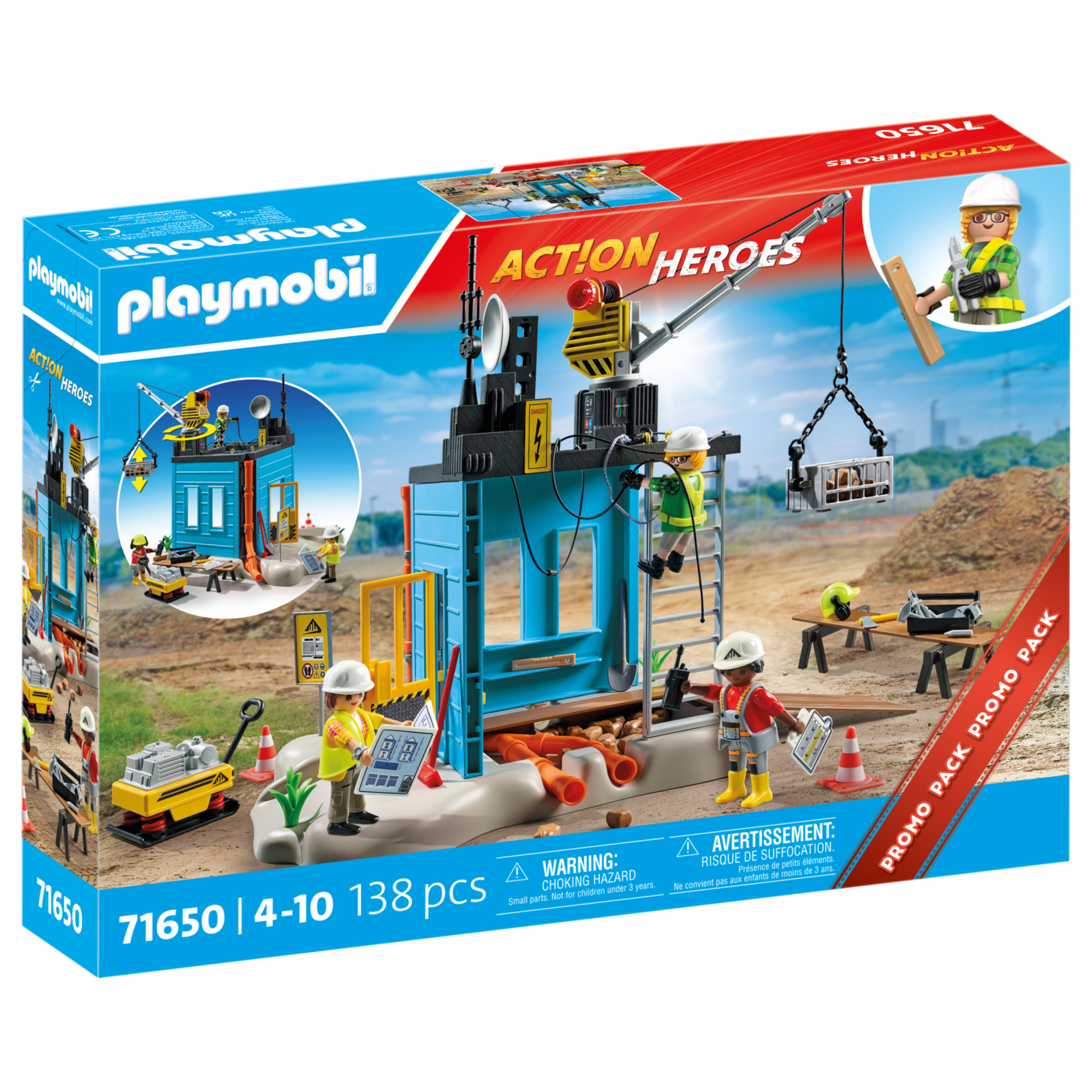 Playmobil promo pack 71650 cantiere per bambini dai 4 anni - Playmobil