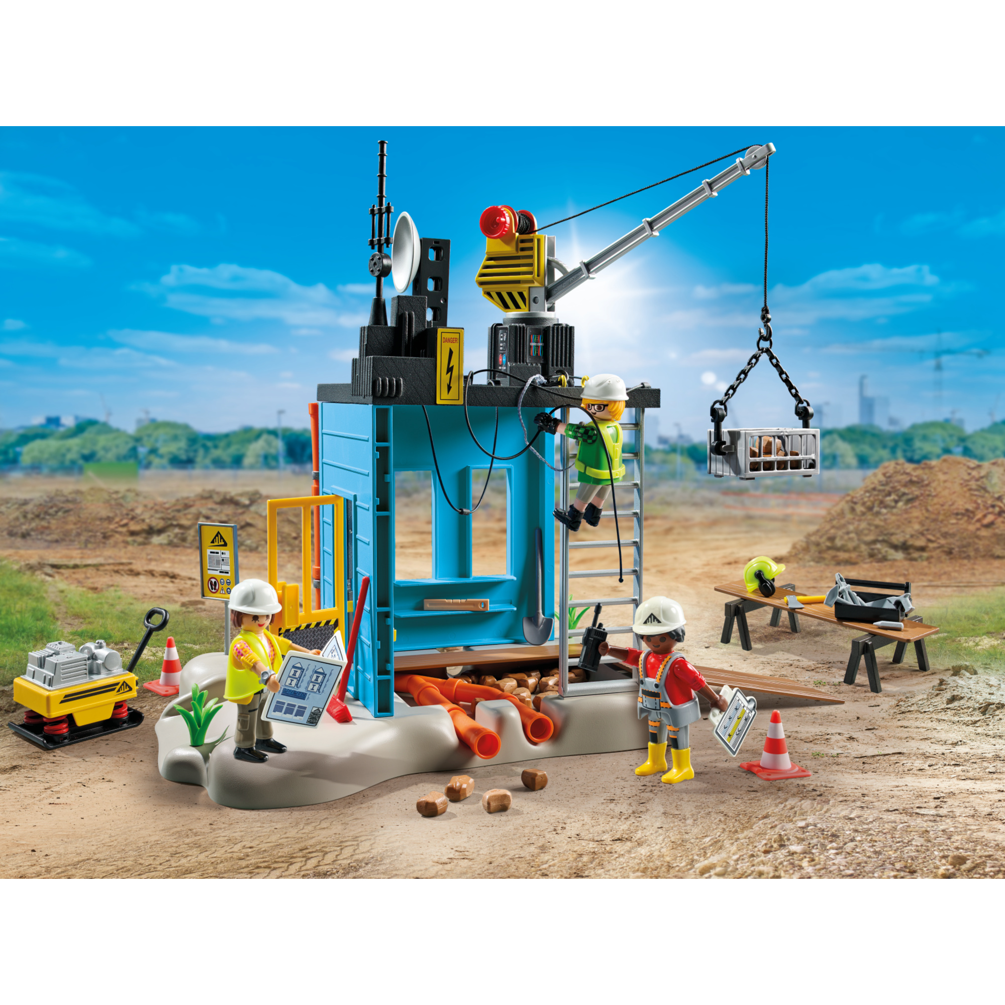 Playmobil promo pack 71650 cantiere per bambini dai 4 anni - Playmobil