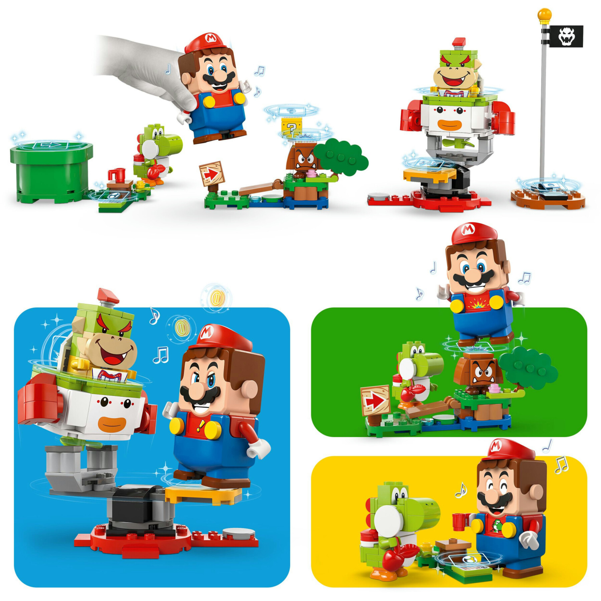 Lego super mario 71439 avventure di lego mario interattivo, giocattolo con personaggi nintendo da collezione, regalo bambini 6+ - LEGO® Super Mario™