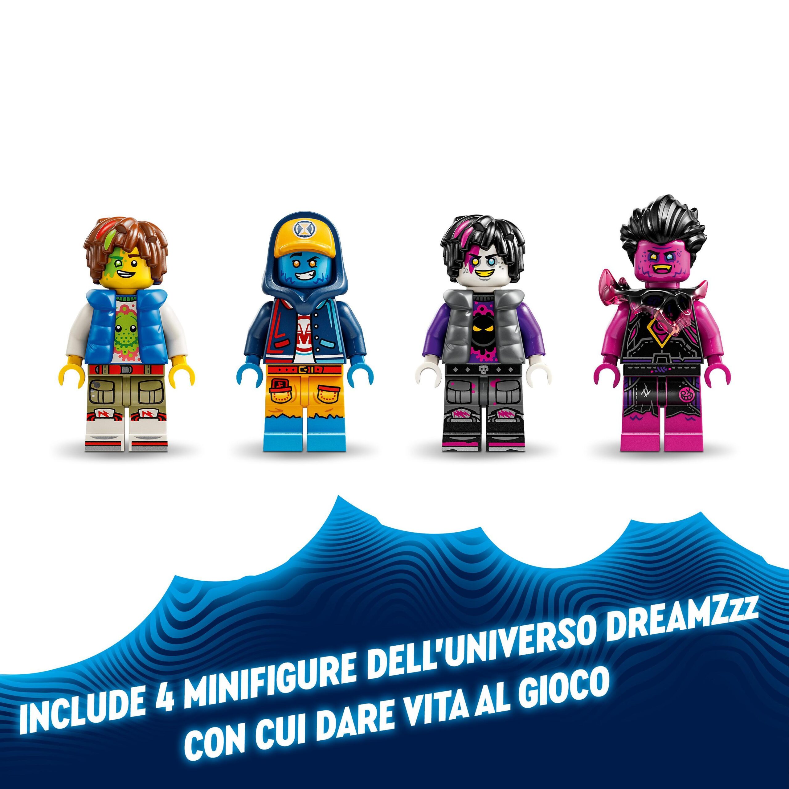 Lego dreamzzz 71485 battle mech di mateo e z-blob, astronave trasformabile in 3 diversi robot giocattolo, giochi bambini 10+ - LEGO DREAMZZZ