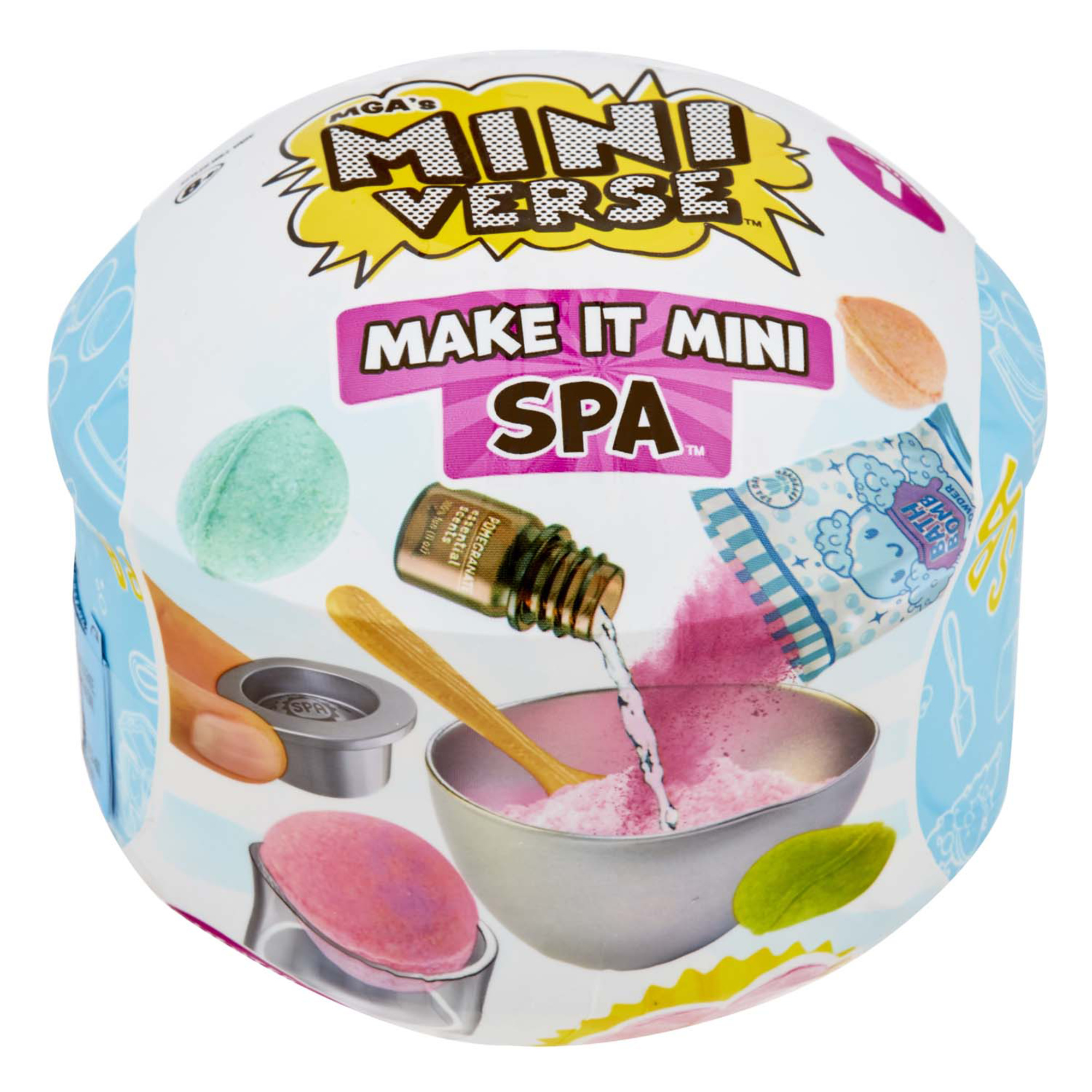 Mini oggetti da collezione mga's miniverse make it mini spa: confezione misteriosa con prodotti spa diy funzionanti - MINIVERSE MGA