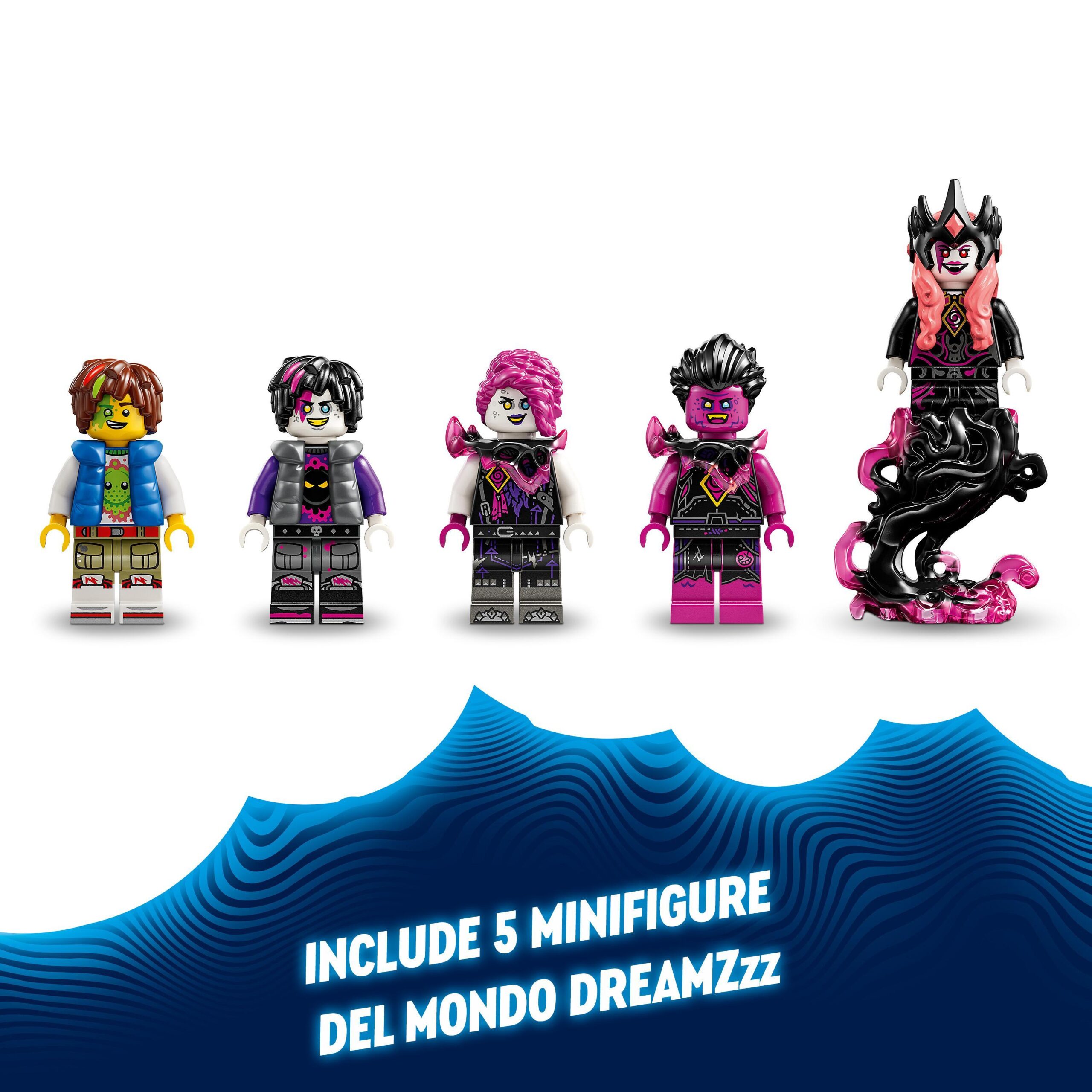 Lego dreamzzz 71483 le creature da incubo della mai-strega con minifigure e animali giocattolo, giochi creativi per bambini 9+ - Lego, LEGO DREAMZZZ