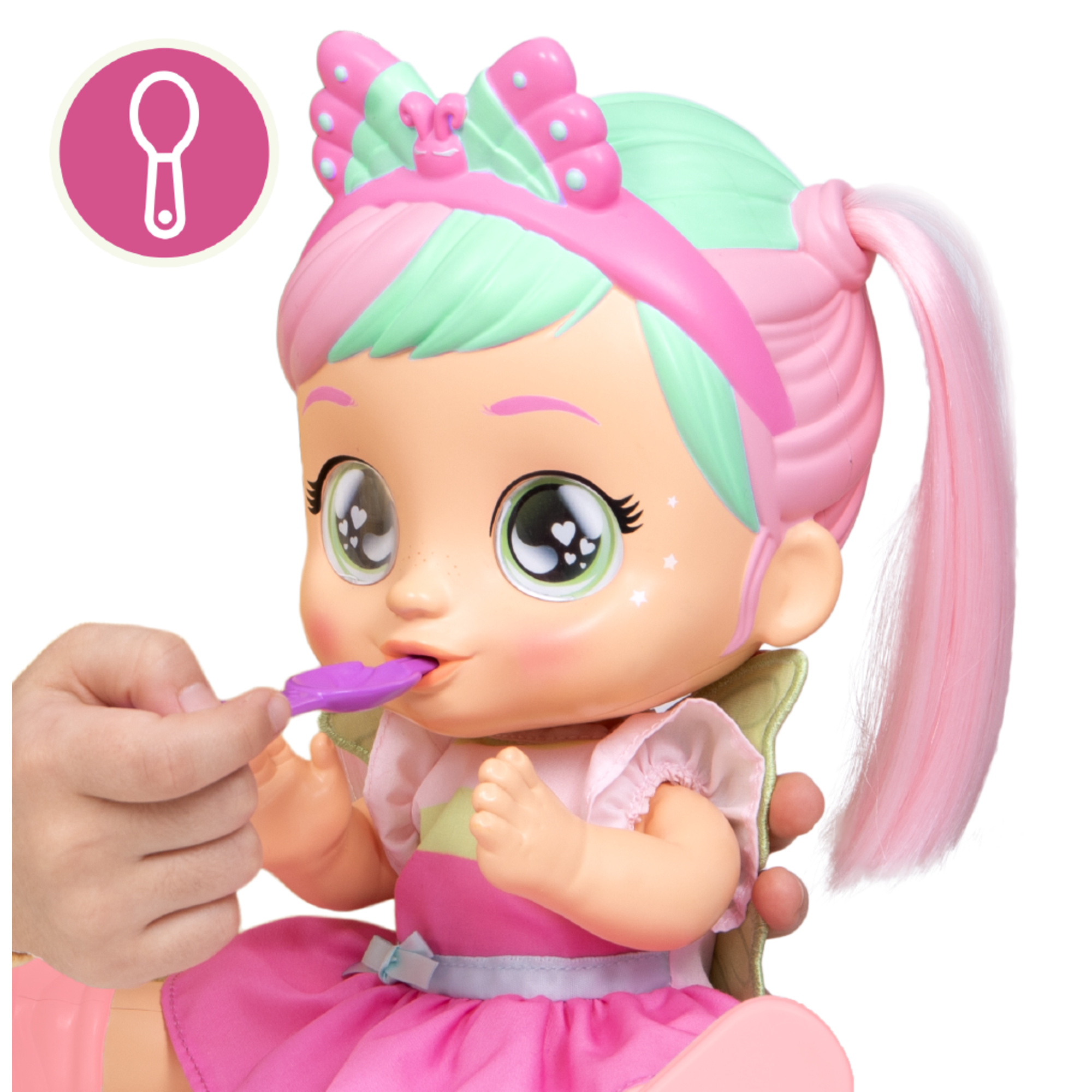 Cry babies bella morning routine, bambola con funzione: ride, applaude e balla. con accessori. - CRY BABIES