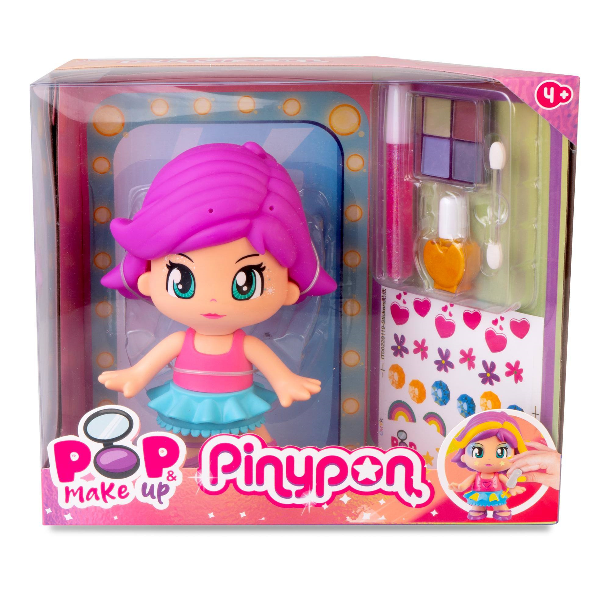 Pinypon & make up, personaggio 17 cm con accessori, per bambine/i dai 4 anni - PINYPON