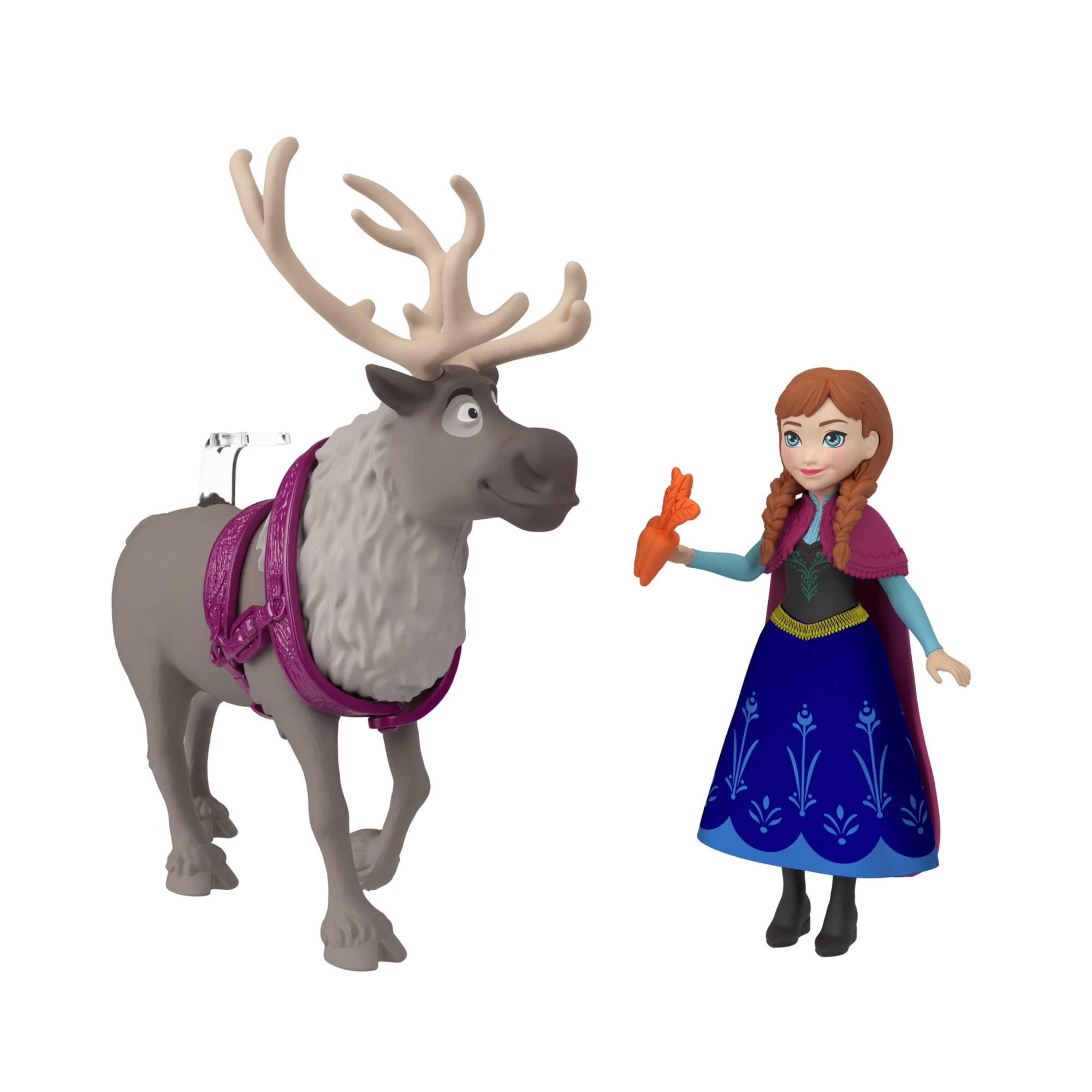 Disney frozen - set 6 personaggi frozen, mini bambole e accessori ispirati ai film - Frozen