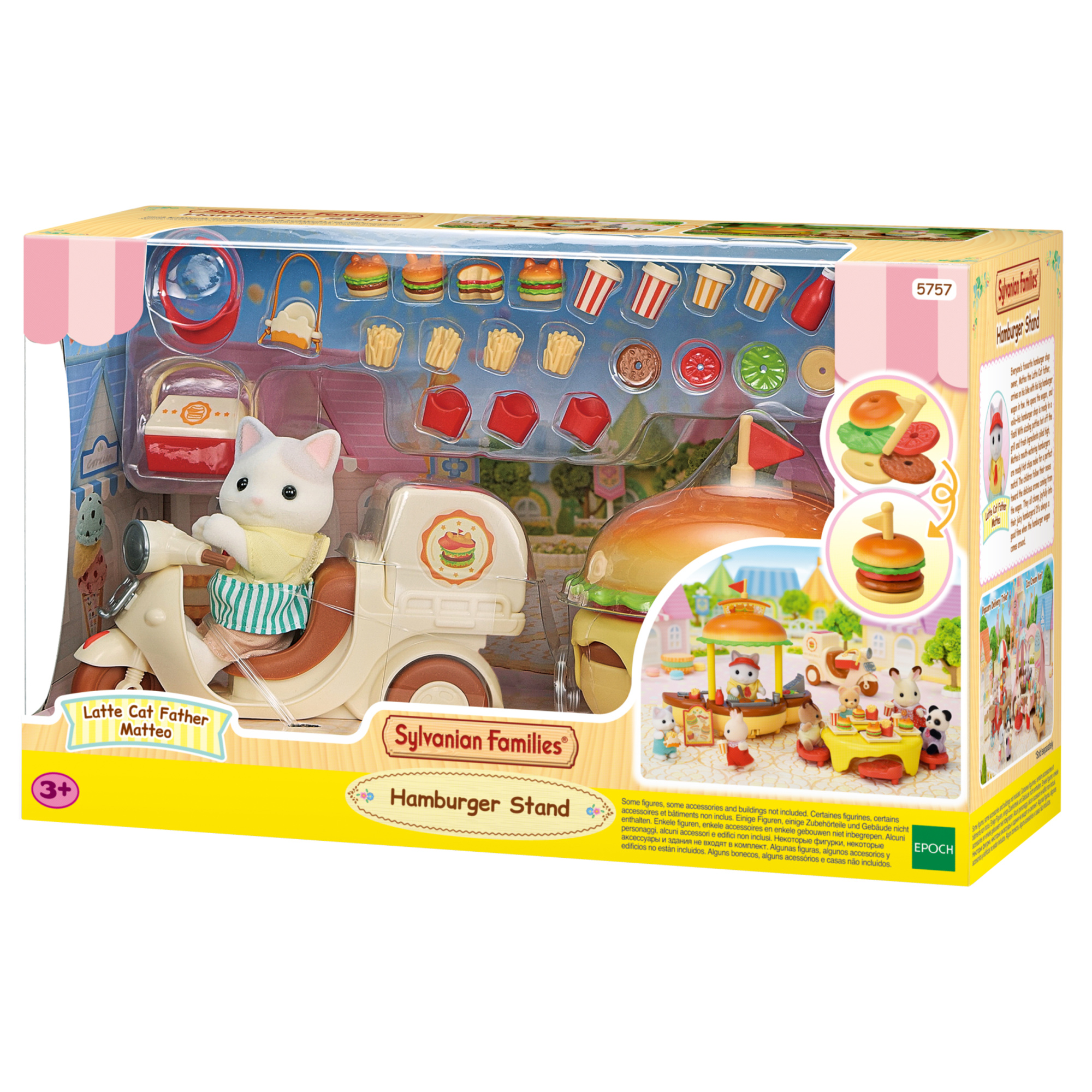 Sylvanian families - parco divertimenti - il chiosco hamburger - SYLVANIAN FAMILY