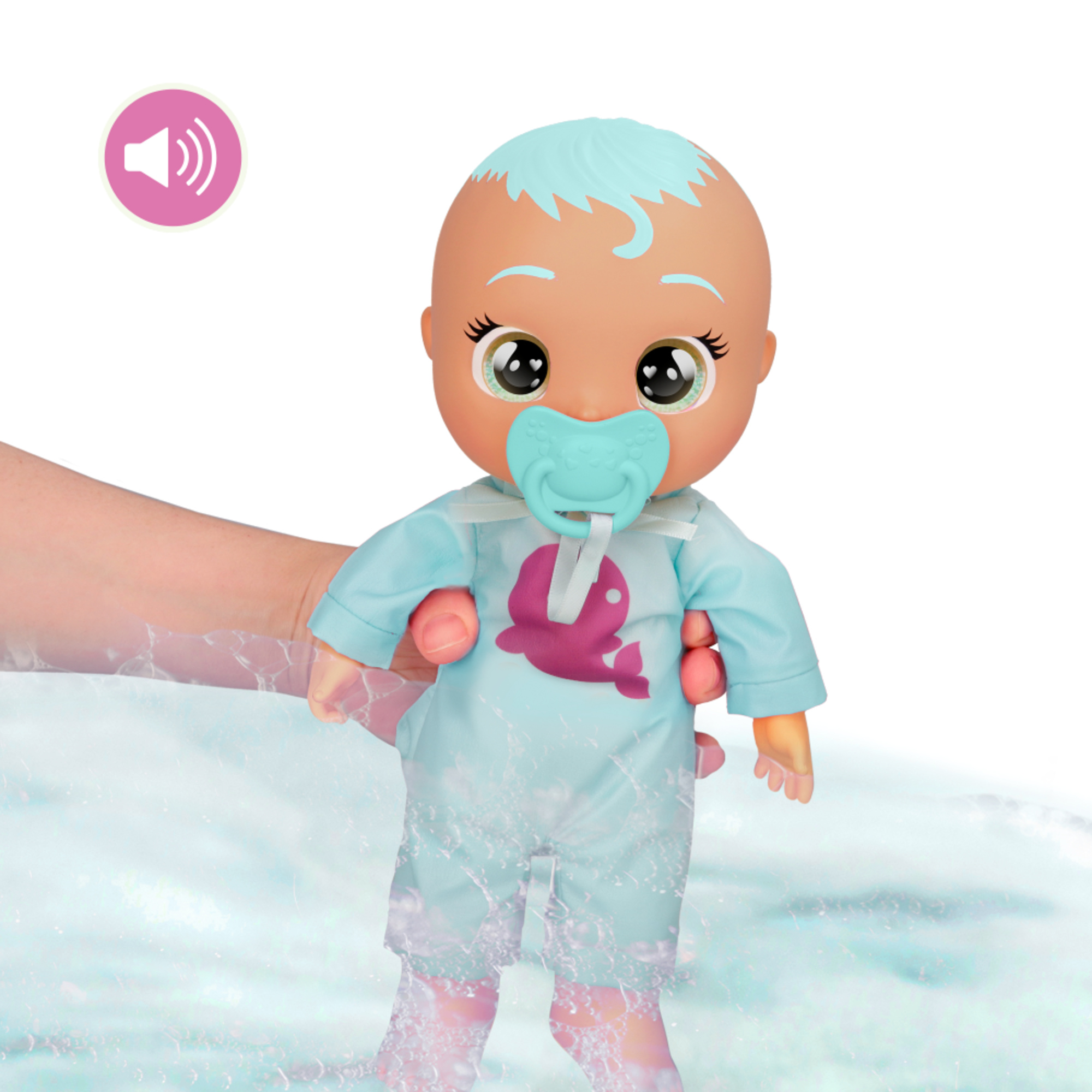 Cry babies newborn bathtime dana, bambola bagnetto con suoni e lacrime vere - CRY BABIES