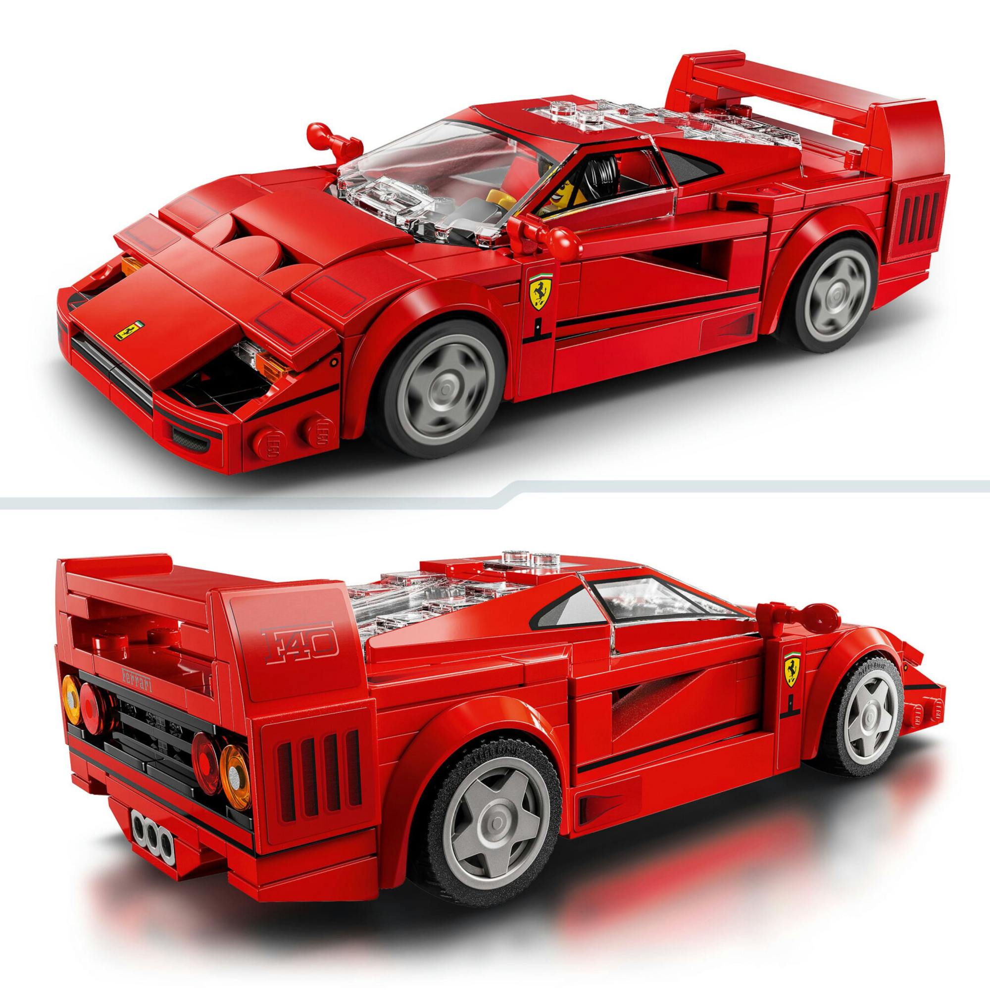 Lego speed champions 76934 supercar ferrari f40, modellino di auto sportiva, macchina giocattolo da collezione per bambini 9+ - LEGO SPEED CHAMPIONS