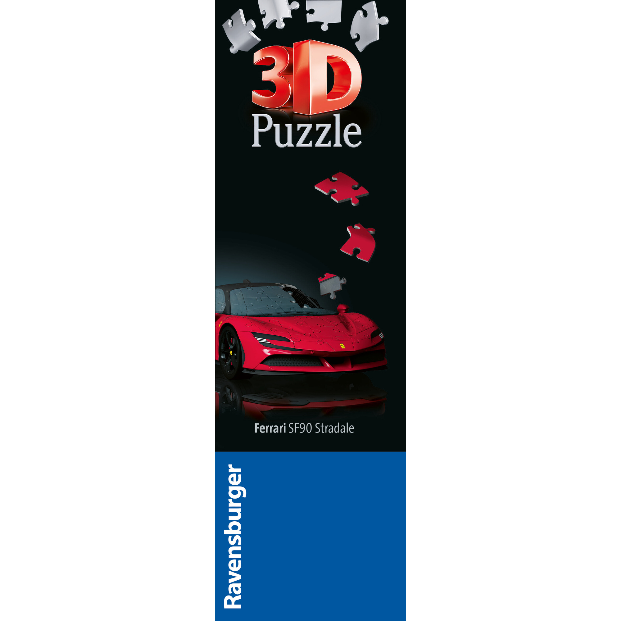 Ravensburger - 3d puzzle ferrari sf90 stradale, 108 pezzi, 8+ anni - RAVENSBURGER 3D PUZZLE