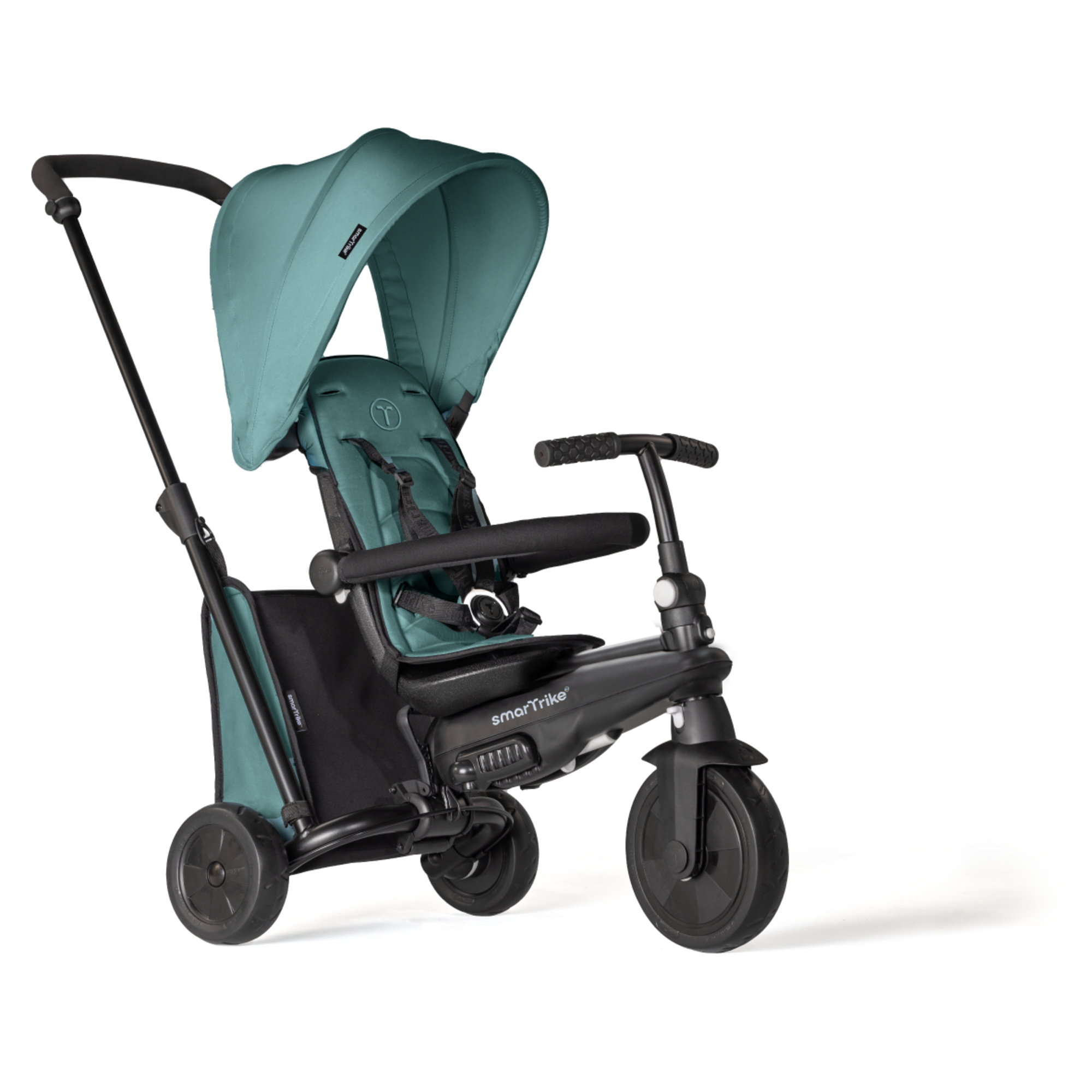 Triciclo str3 smartrike turchese: passeggino evolutivo per bambini da 10 mesi a 3 anni - 