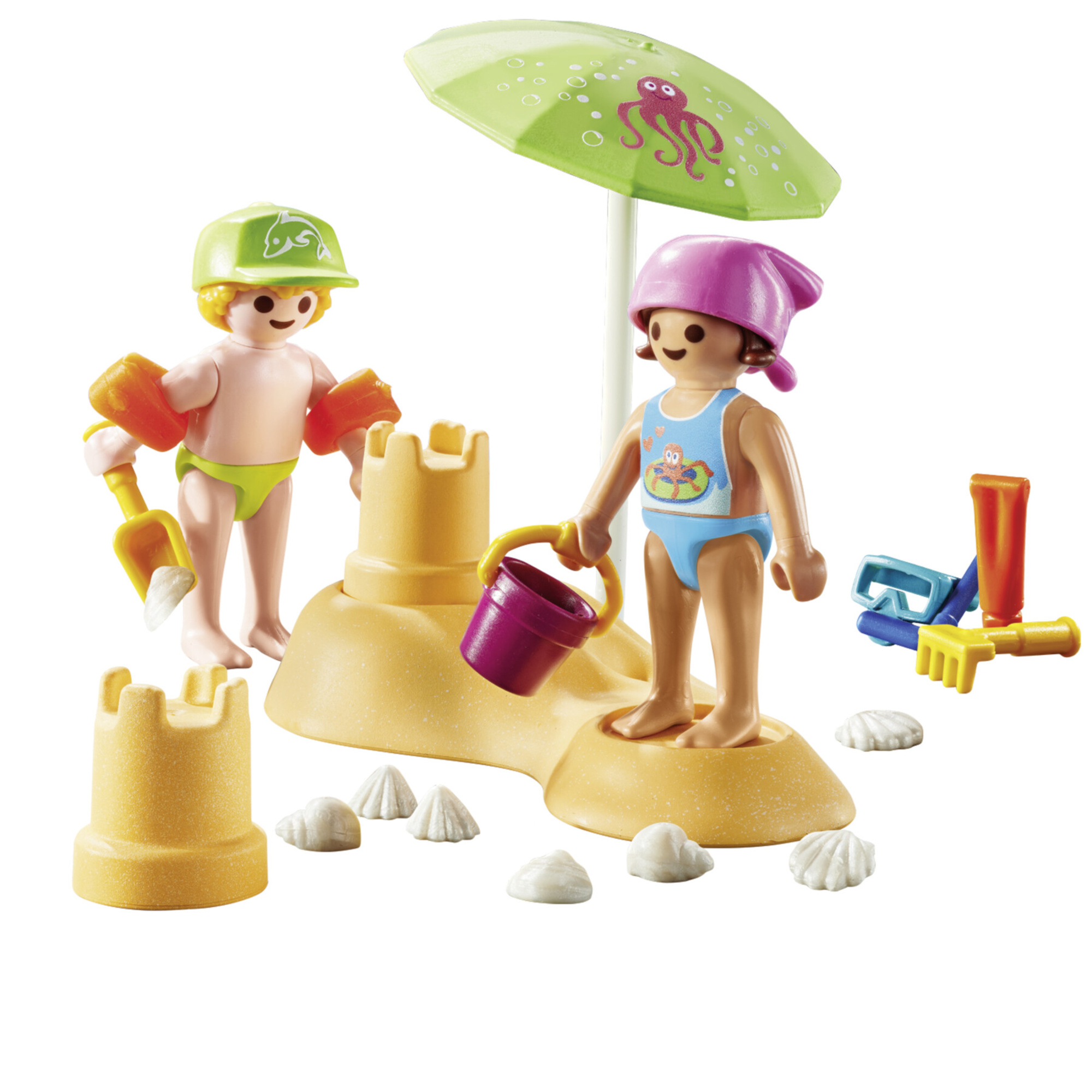 Playmobil special plus 71581 bambini con castello di sabbia per bambini dai 4 anni - 