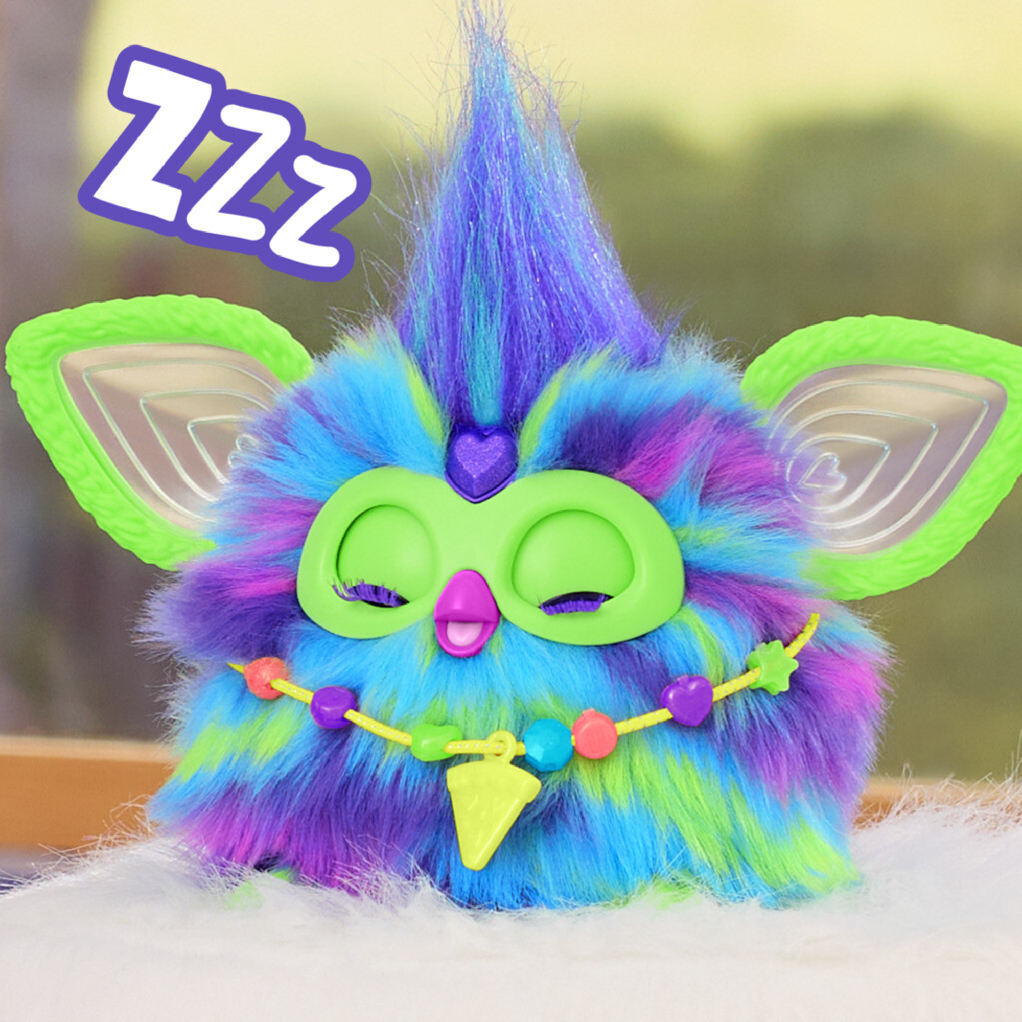 Furby aurora furborealis, si illumina al buio, giocattolo di peluche interattivo - FURBY